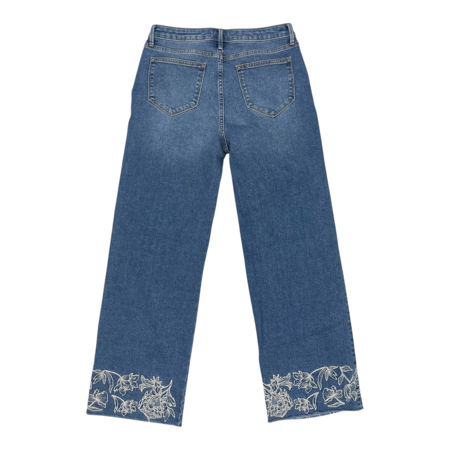 Jeans Wide Leg By Driftwood In Blue Denim, Size:8