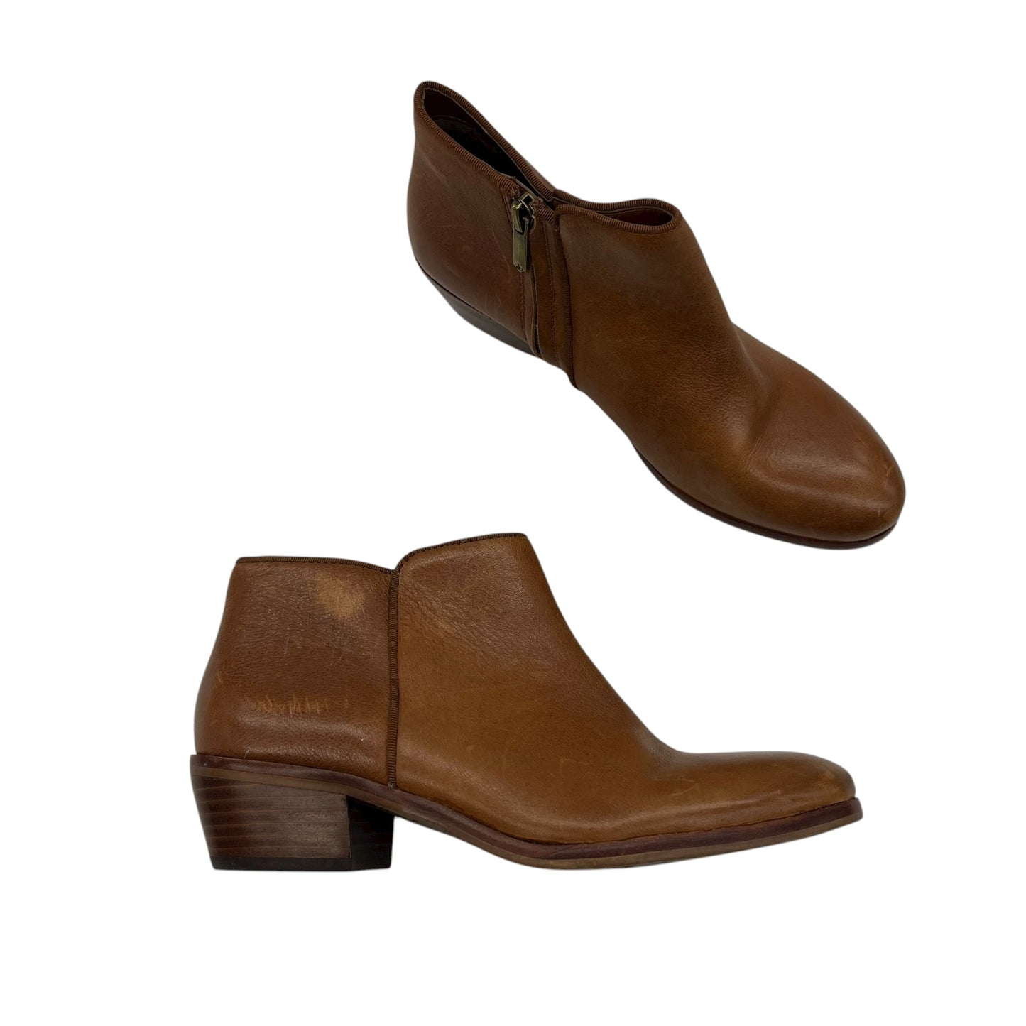 Boots Leather By Sam Edelman In Brown, Size:6