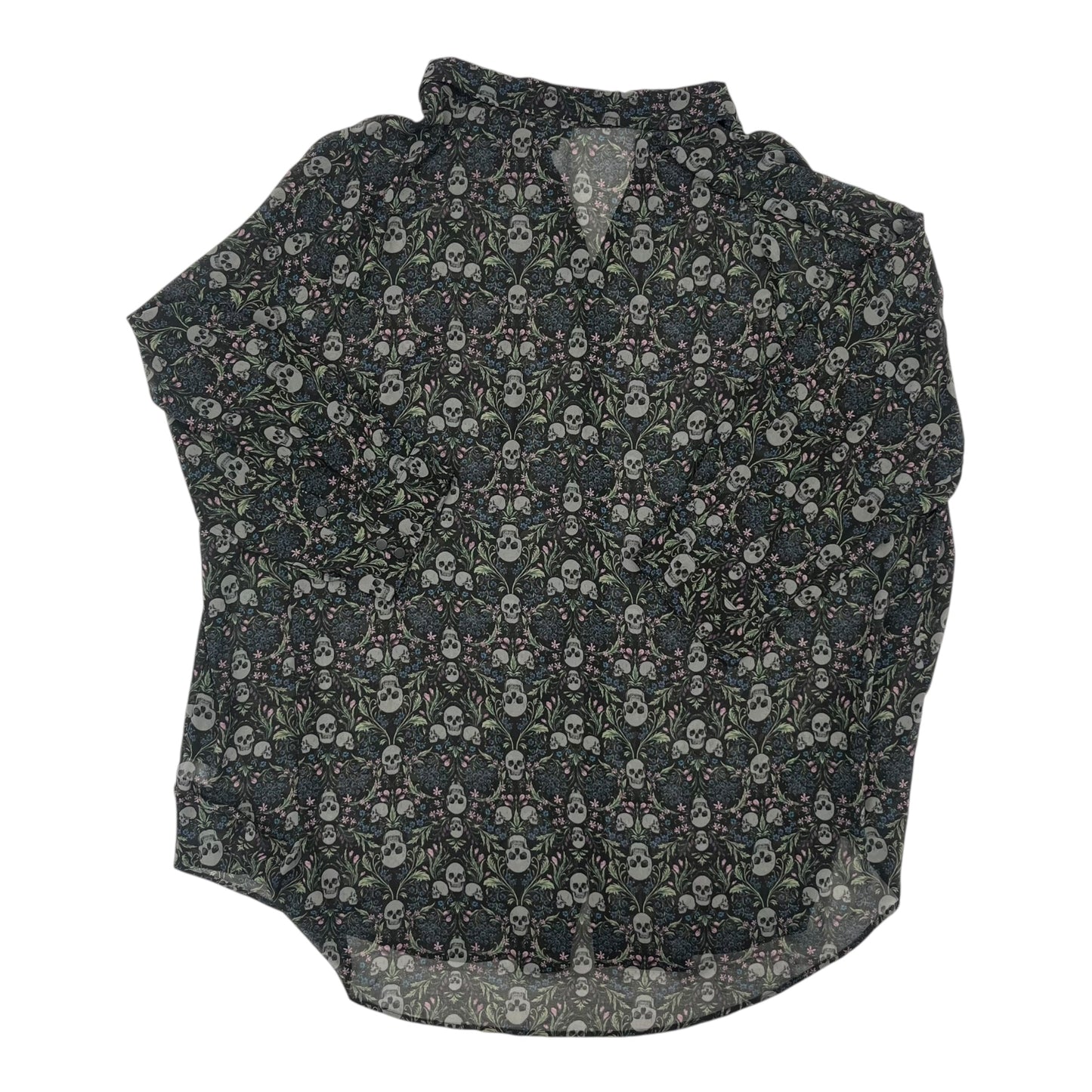 Blouse Ls By Torrid In Black, Size:4X