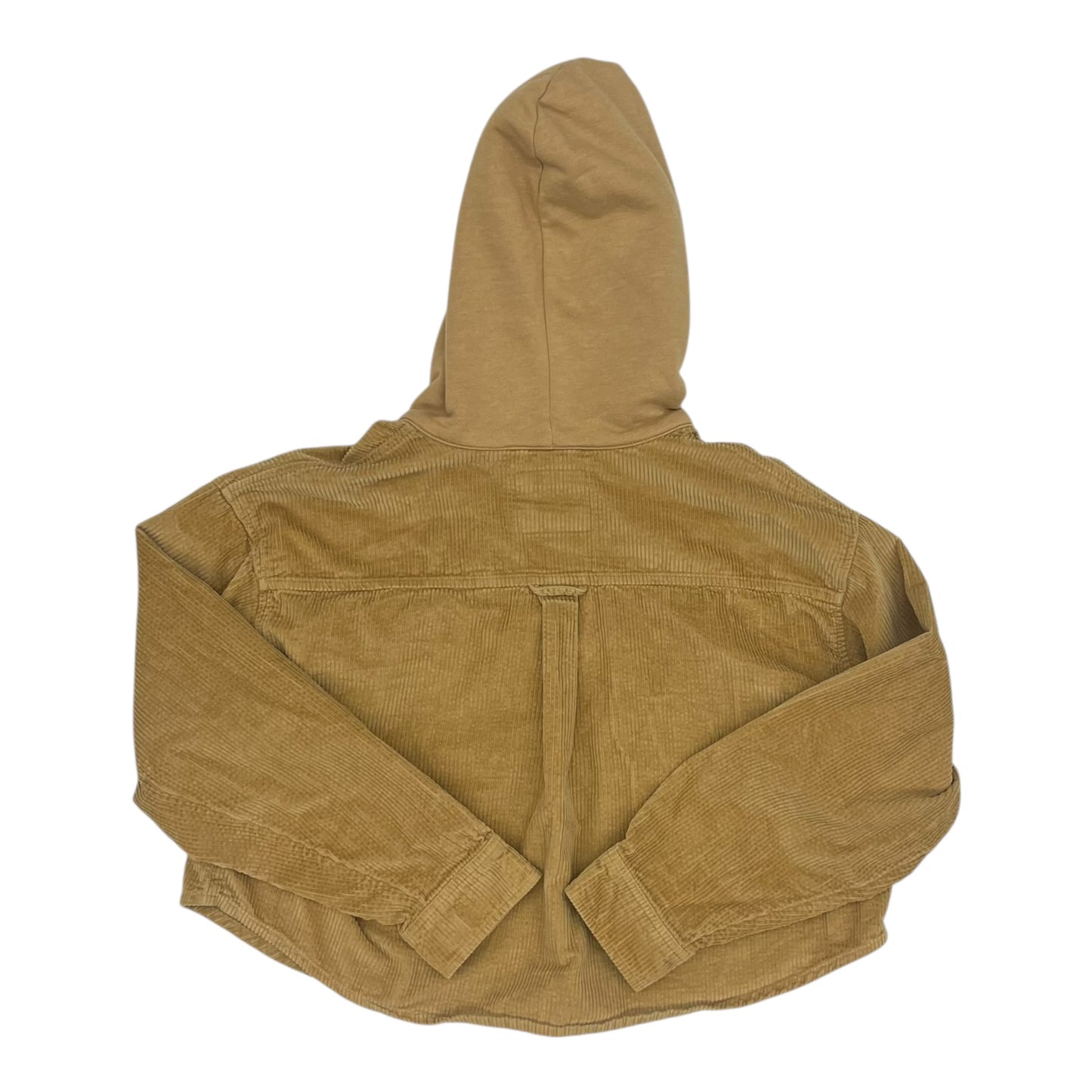 Jacket Shirt By American Eagle In Tan, Size:L