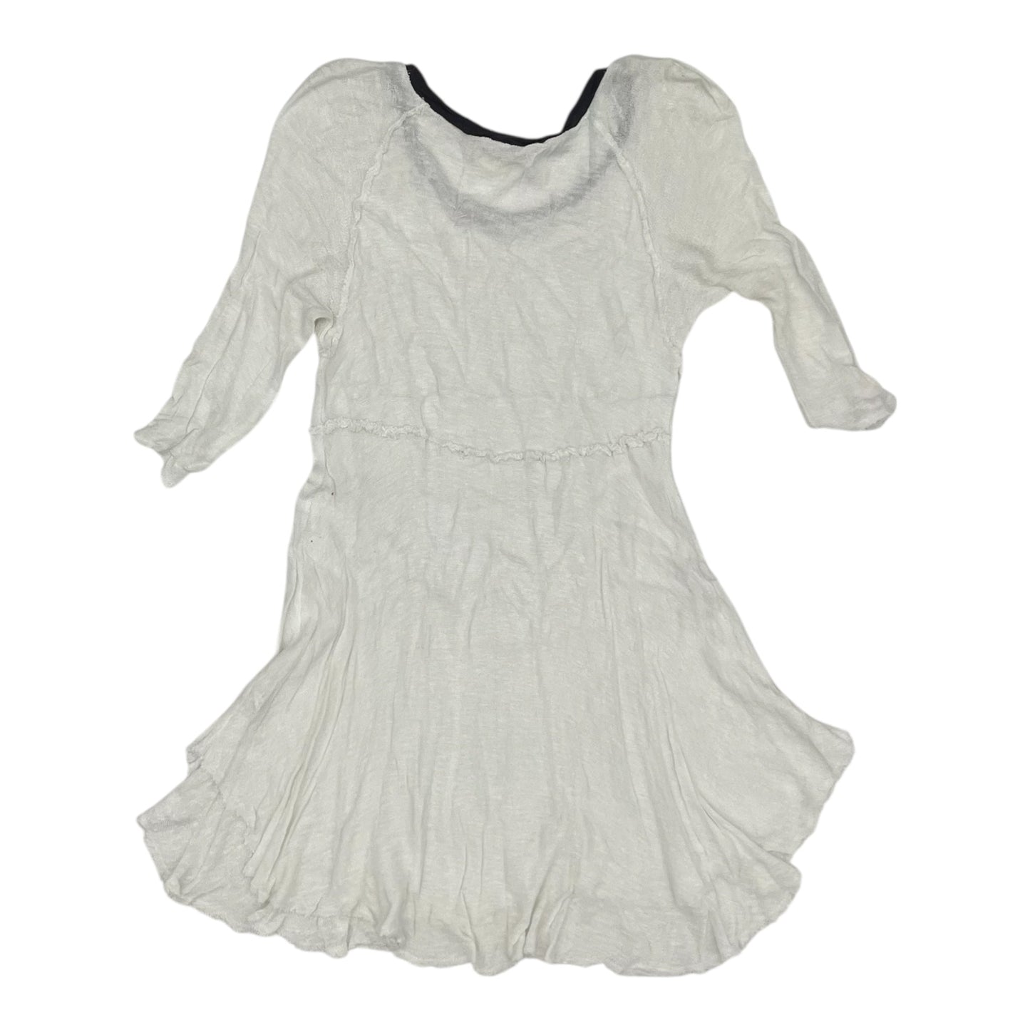 Tunic 3/4 Sleeve By Free People In White, Size:S