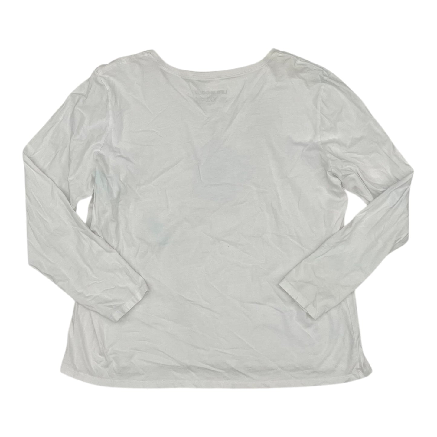 Top Ls Basic By Life Is Good In White, Size:Xxl
