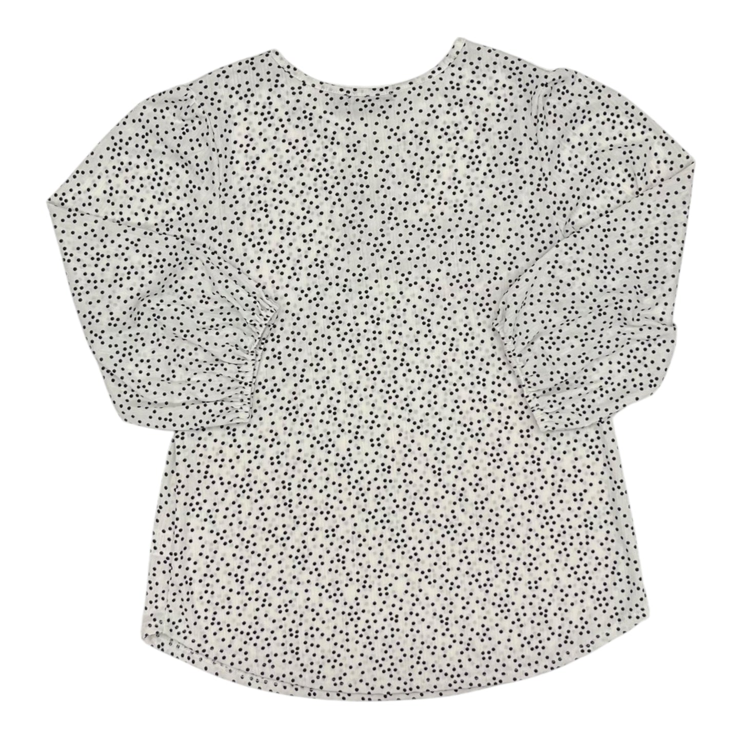 Blouse 3/4 Sleeve By Clothes Mentor In Black & White, Size:S