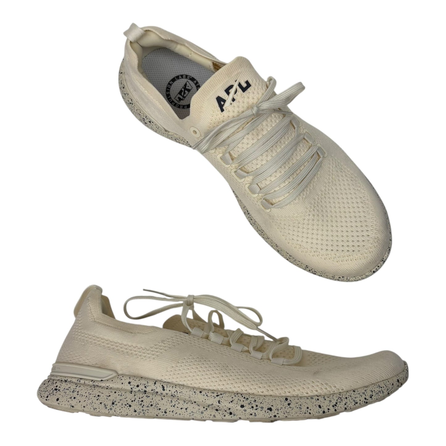 Shoes Designer By Apl In Cream, Size:10