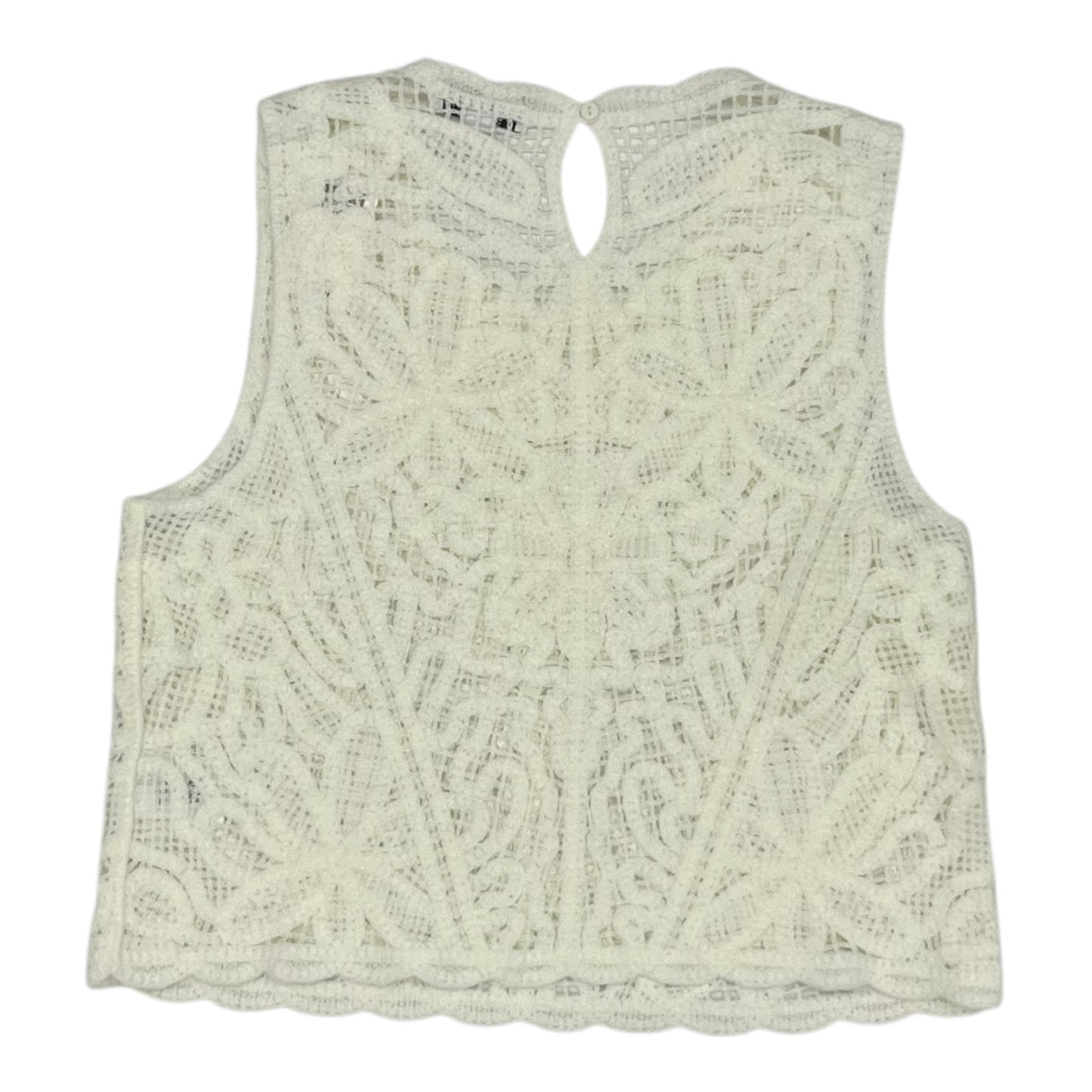 Vest Sweater By And Now This In Cream, Size:M