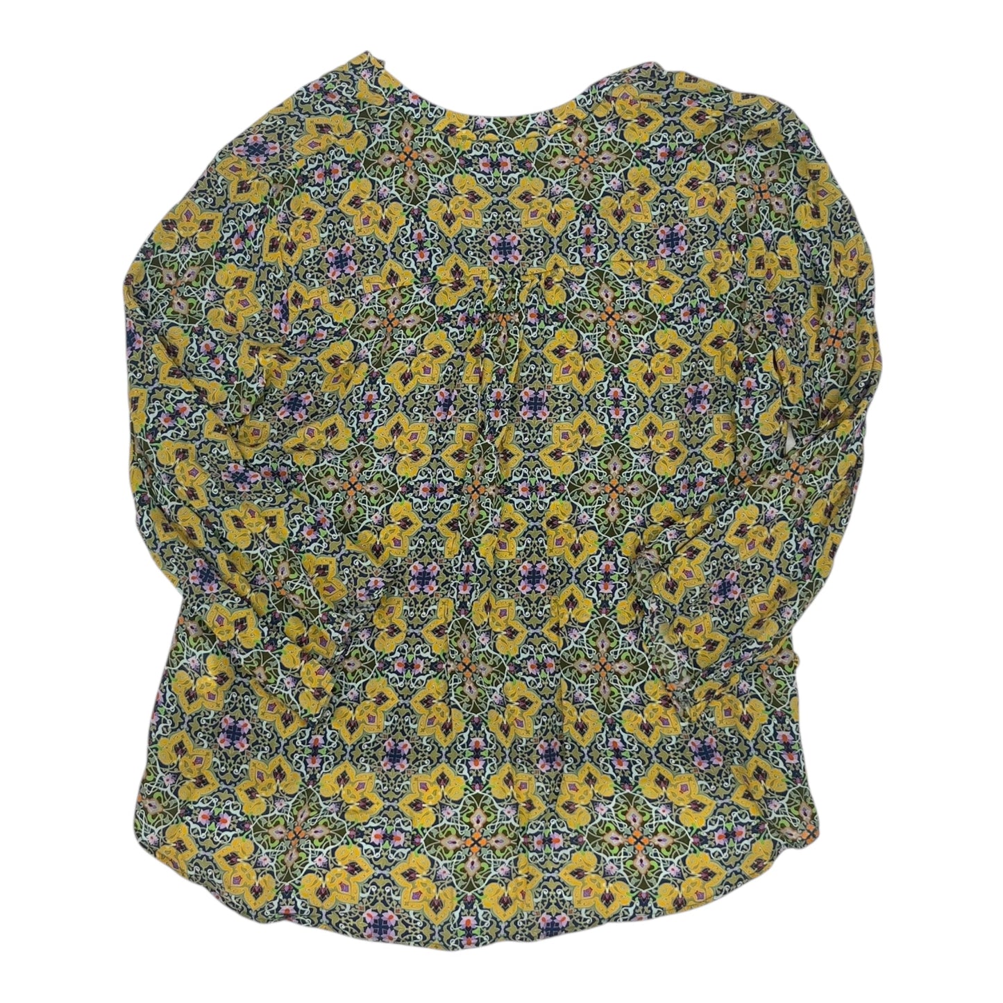 Blouse 3/4 Sleeve By Clothes Mentor In Multi, Size:Xl