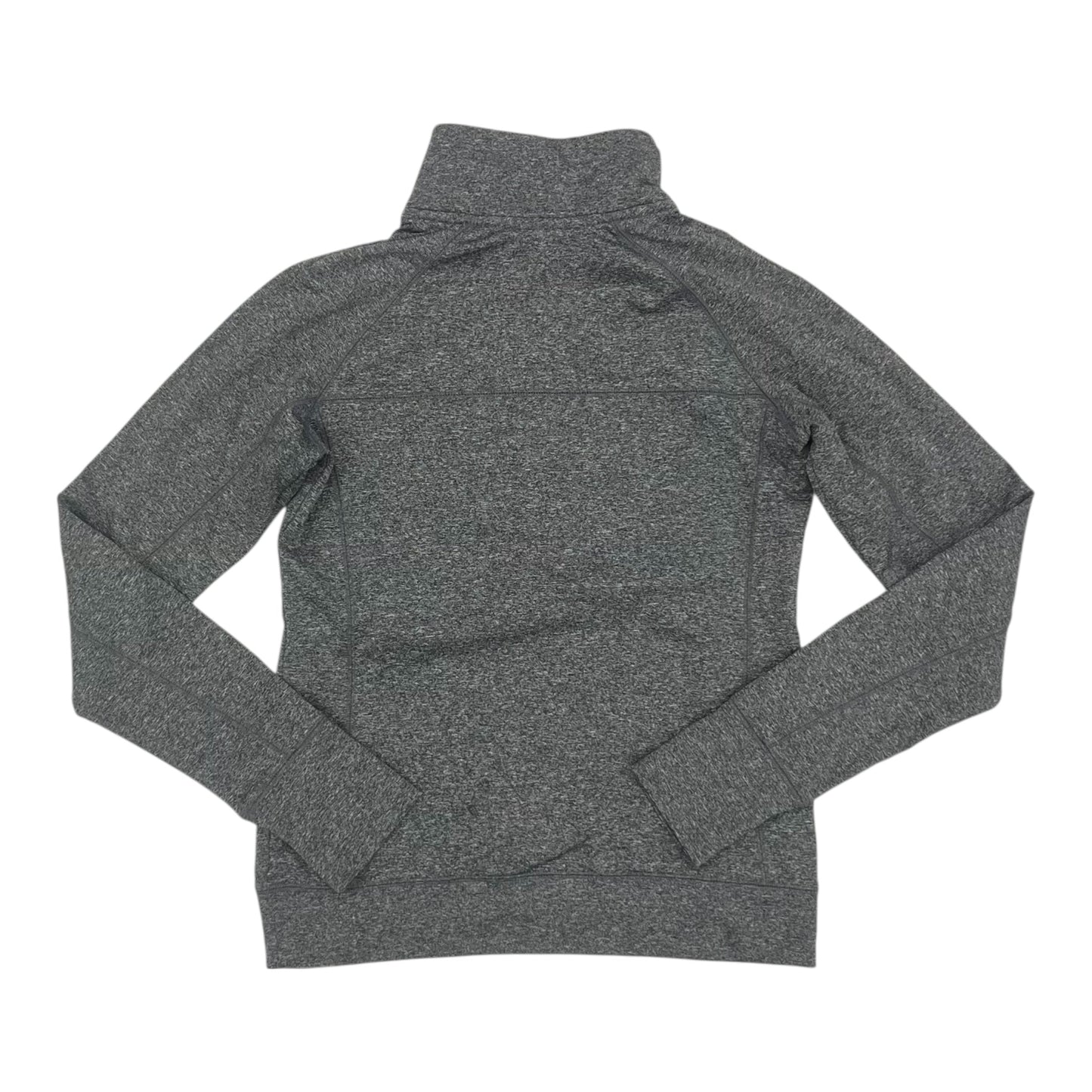 Athletic Top Ls Collar By Pink In Grey, Size:S