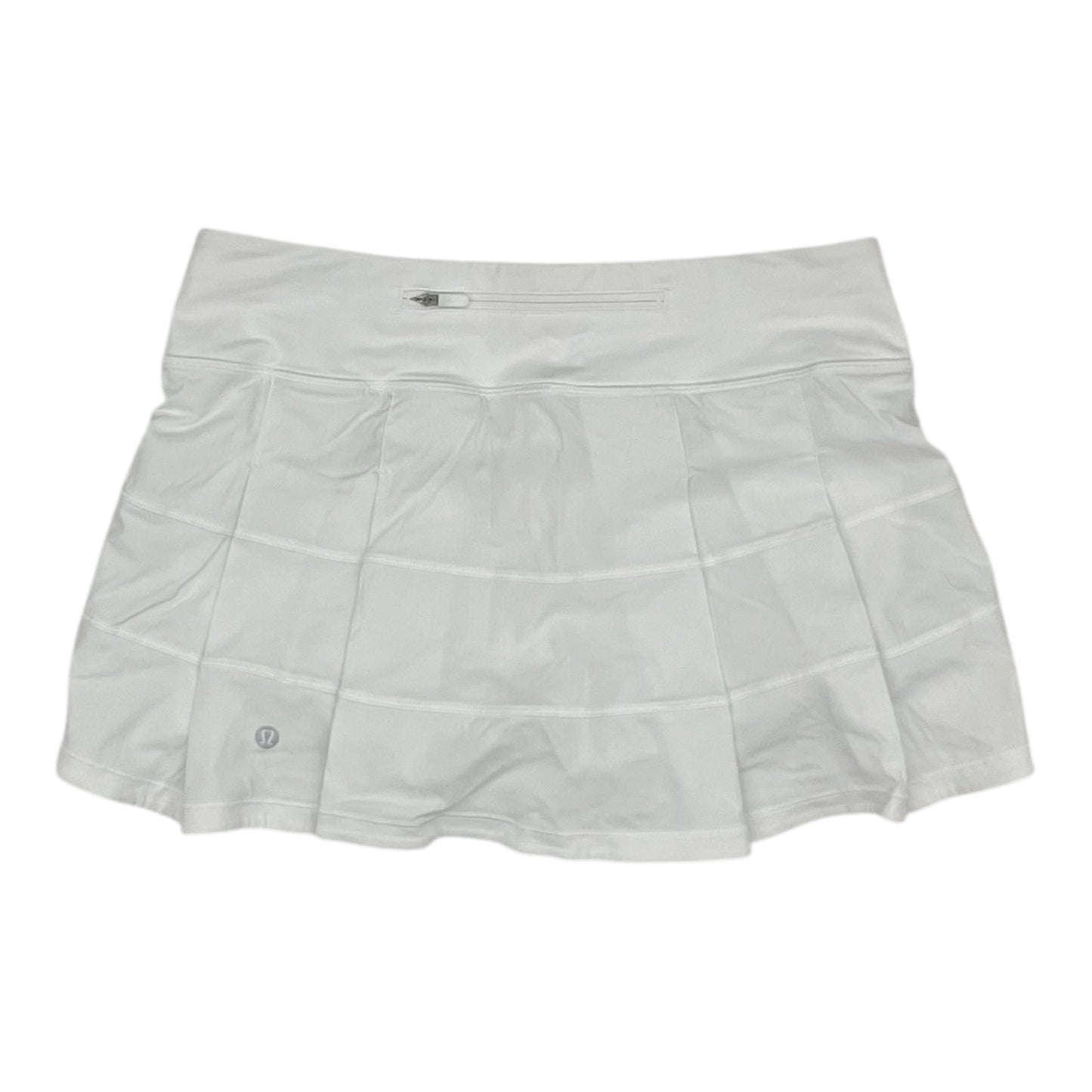 Athletic Skirt By Lululemon In White, Size:S