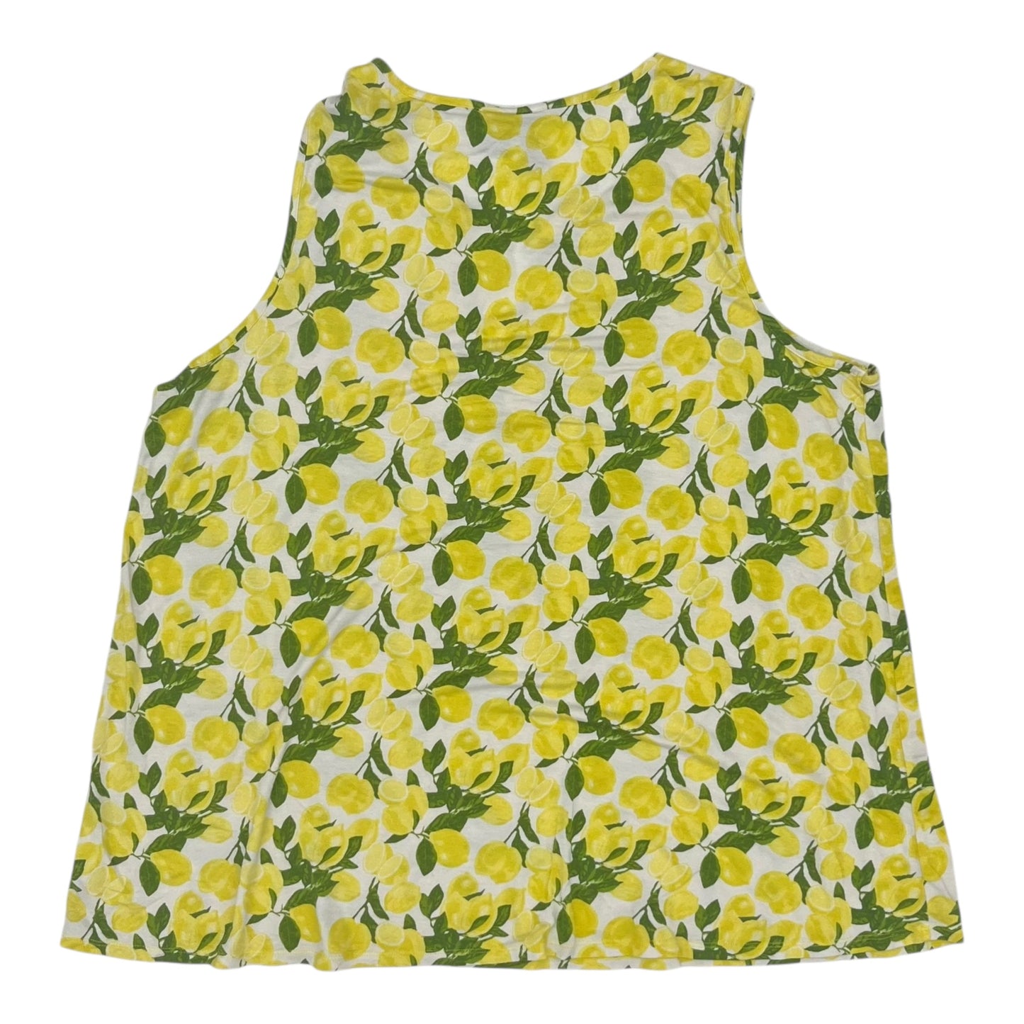 Tank Top By Cynthia Rowley In Yellow, Size:2X