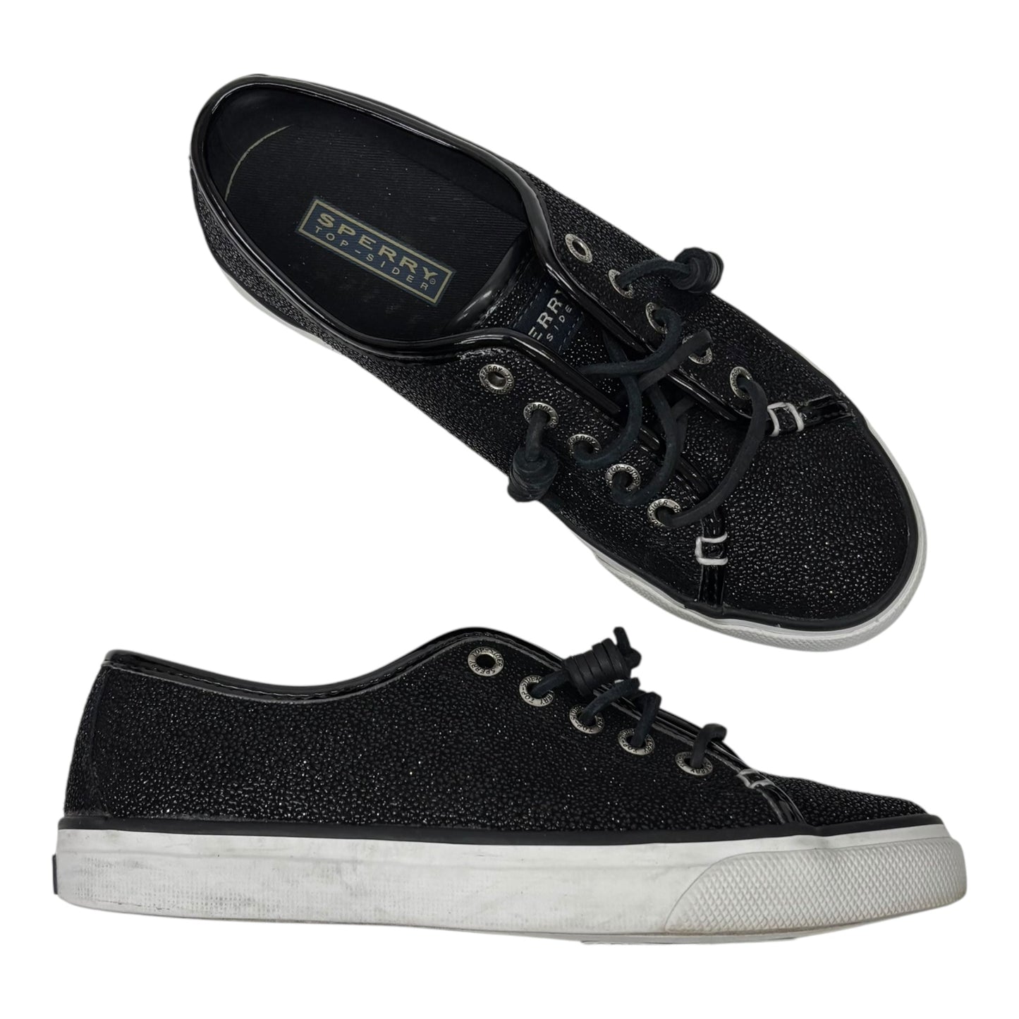 Shoes Flats By Sperry In Black, Size:6.5