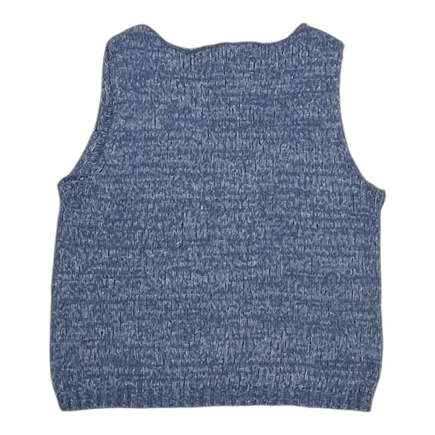 Vest Sweater By Loft In Blue, Size:L