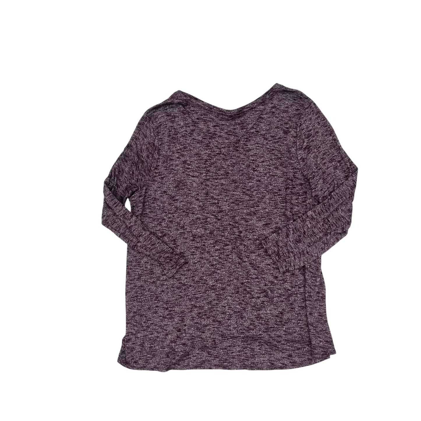 Top Ls By Ava & Viv In Purple, Size:2X