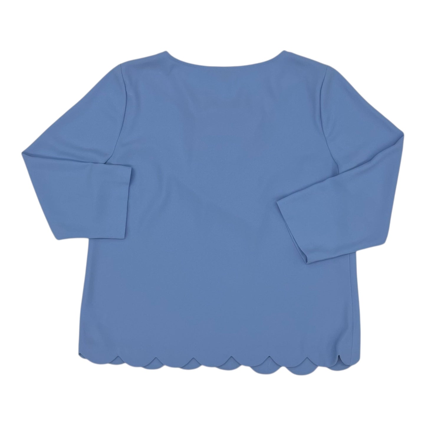 Blouse Ls By Talbots In Blue, Size:S