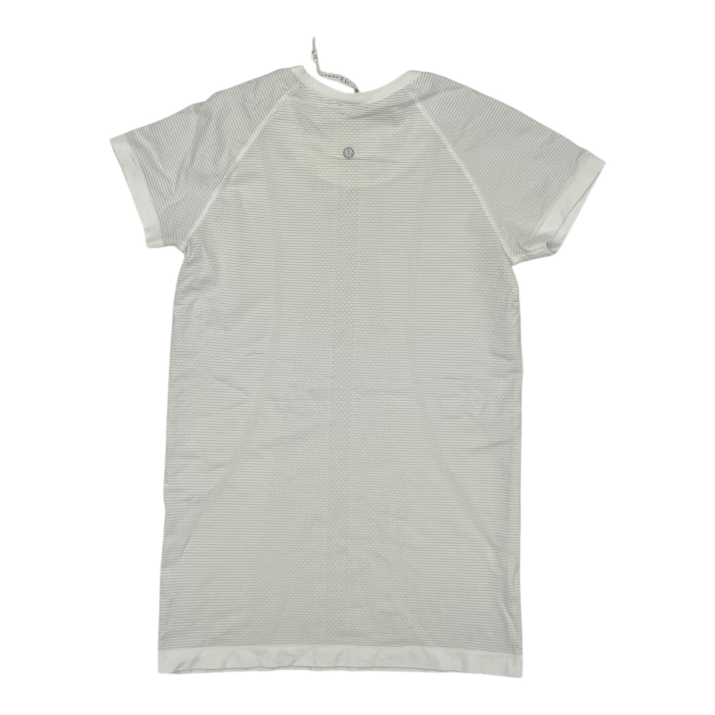Athletic Top Ss By Lululemon In White, Size:S