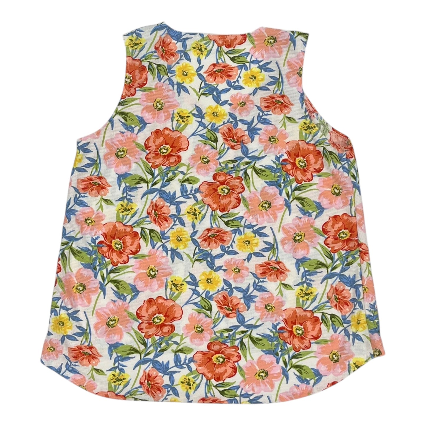 Top Sleeveless By Clothes Mentor In Floral Print, Size:L