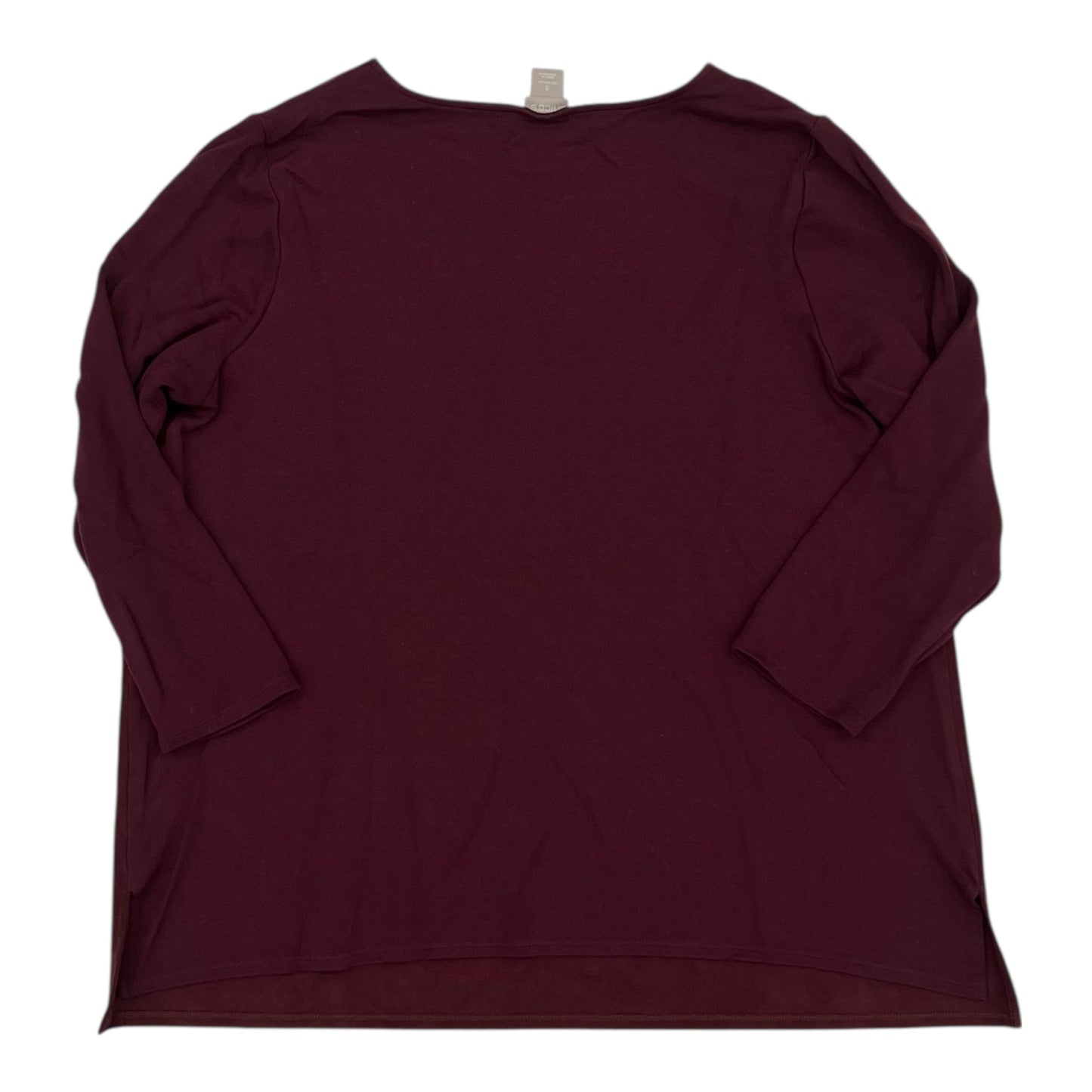 Top Ls By Chicos In Maroon, Size:Xl