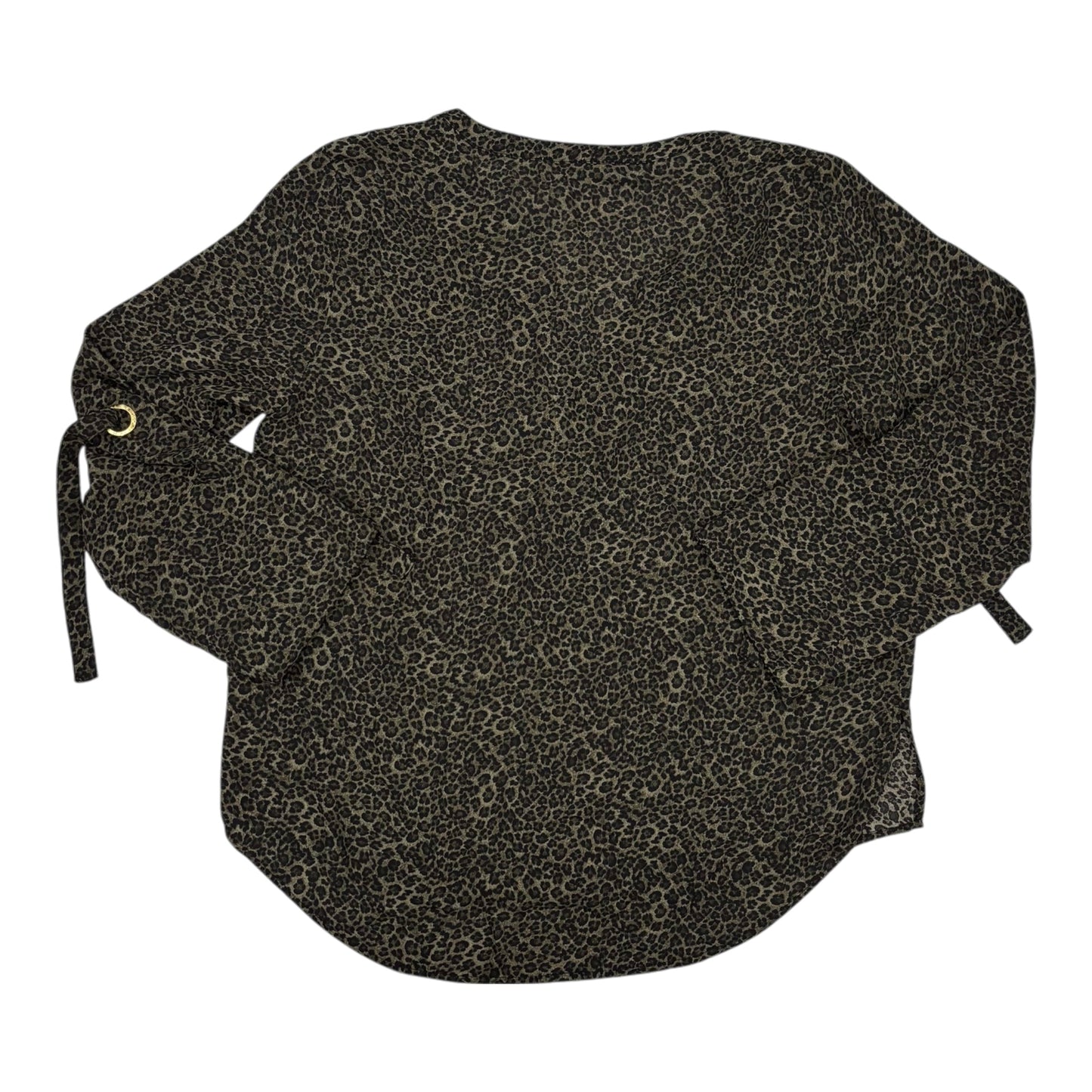 Blouse Designer By Michael Kors In Green, Size:L