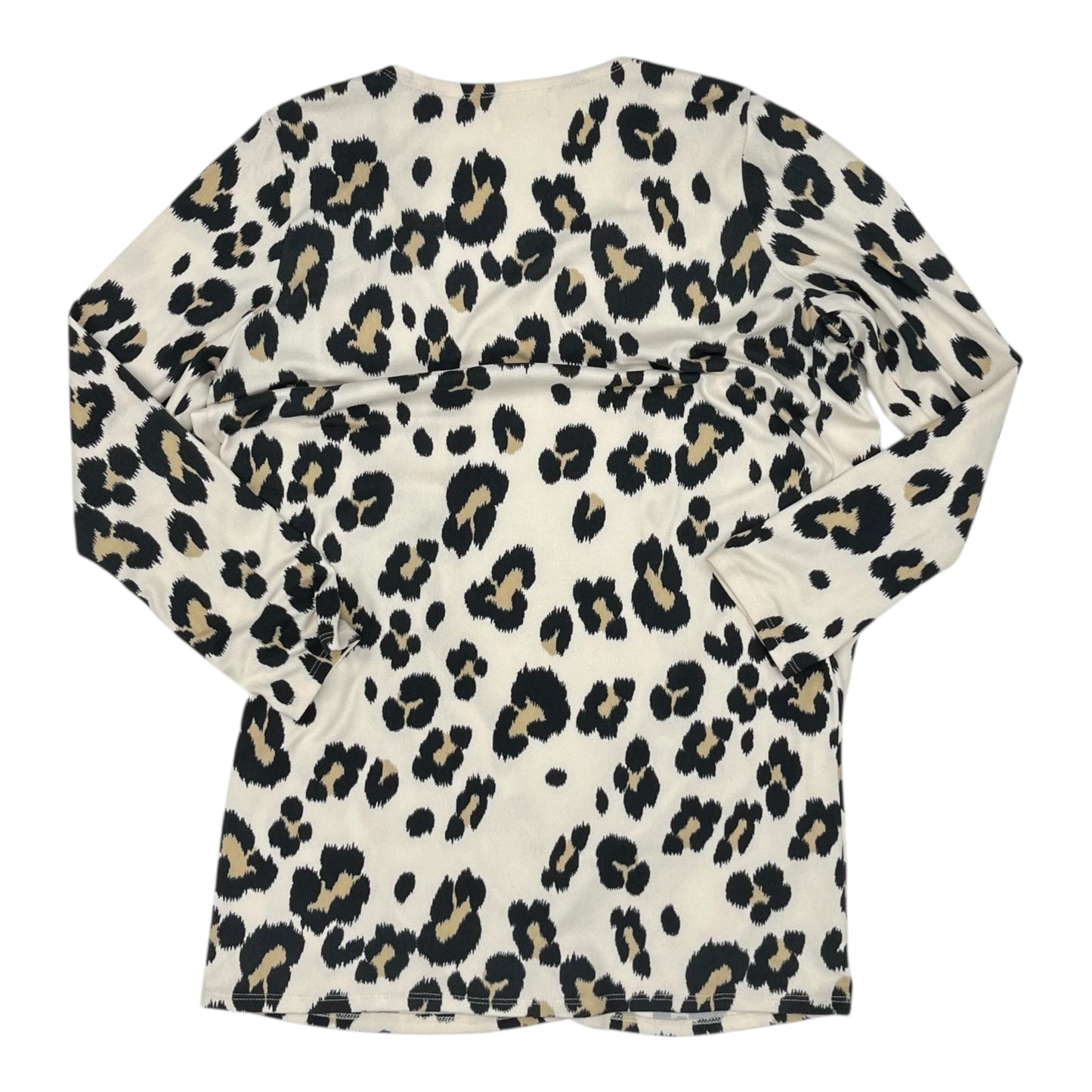 Cardigan By Betseys Boutique Shop In Leopard Print, Size:M