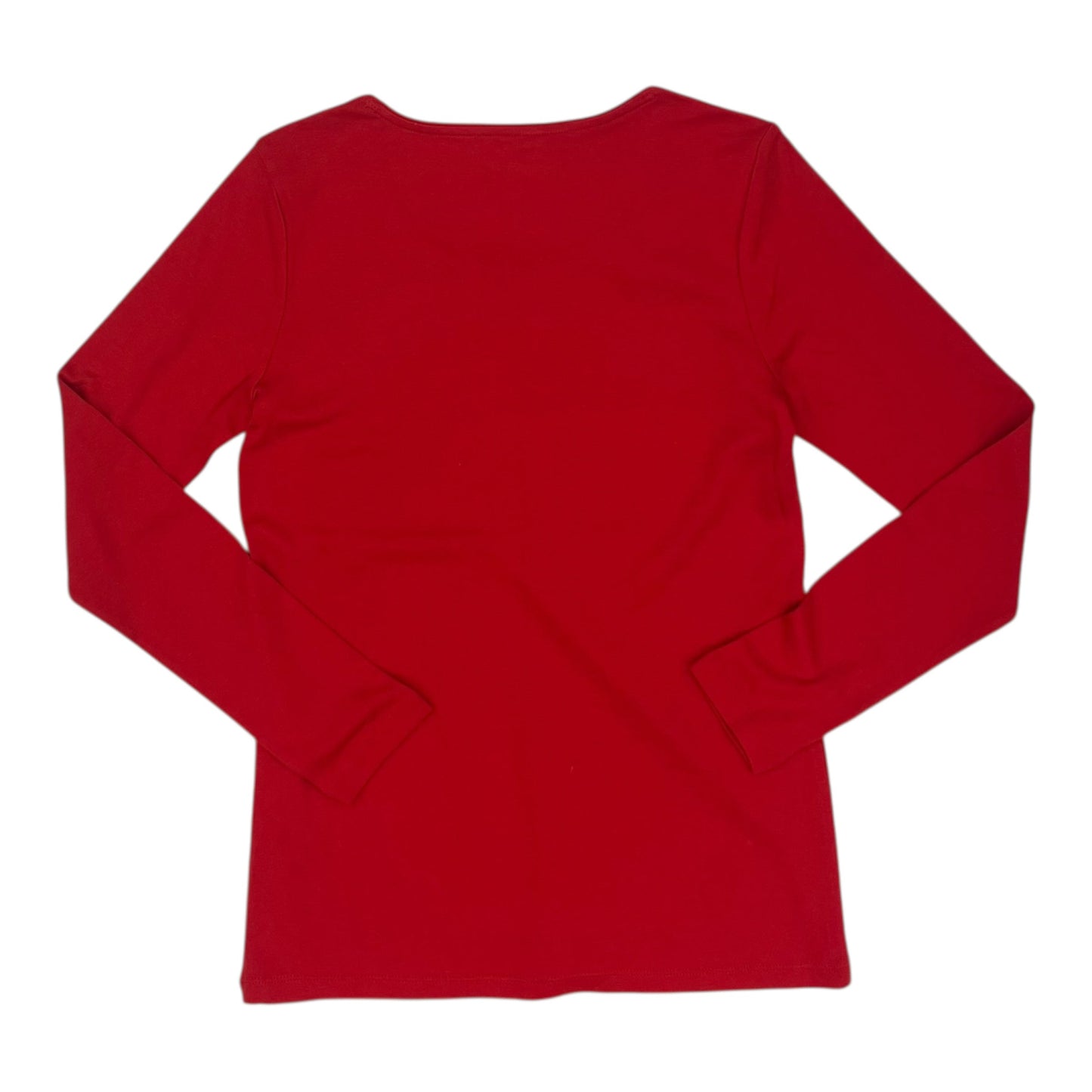 Top Ls Basic By J. Jill In Red, Size:S