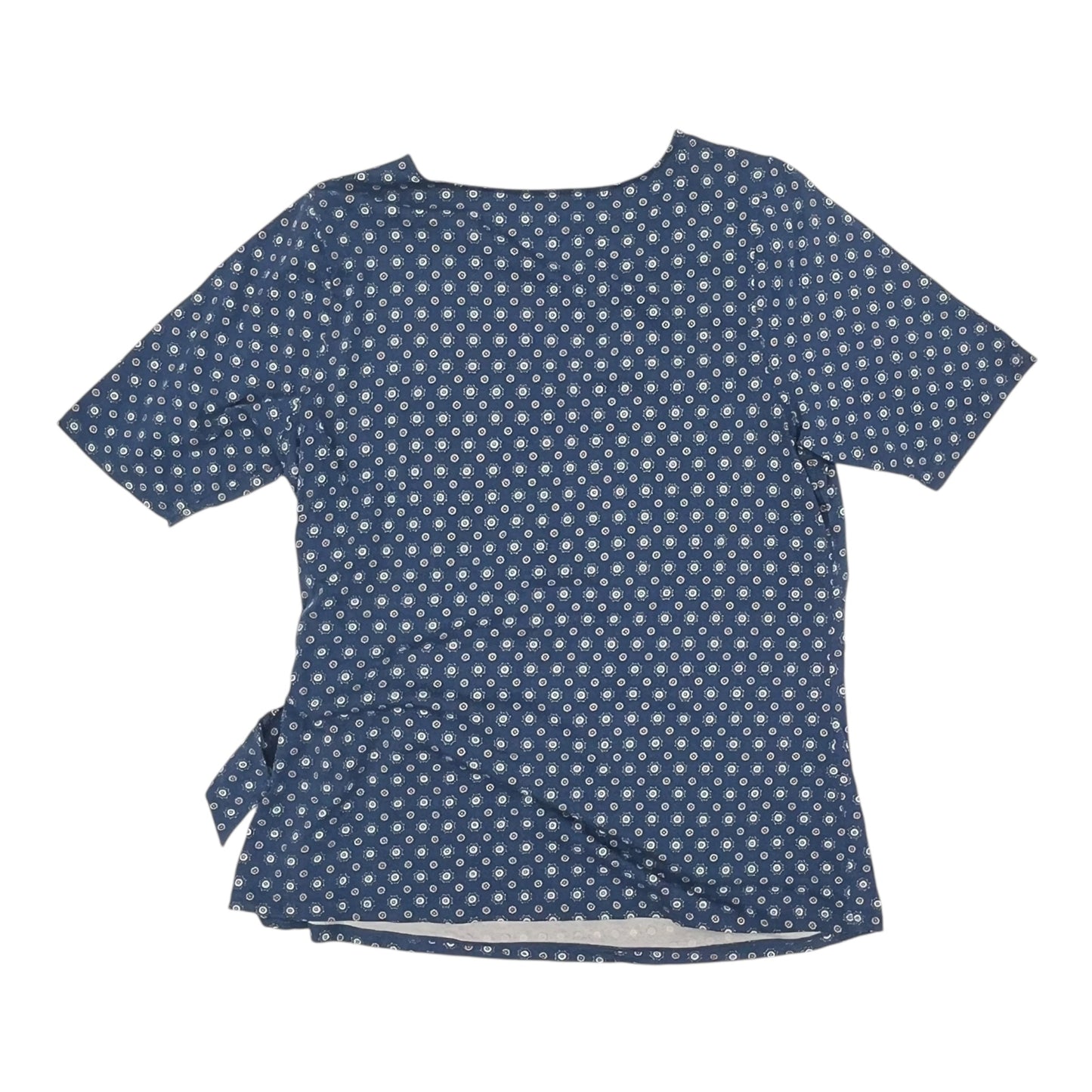 Top Ss By Lands End In Blue, Size:1X