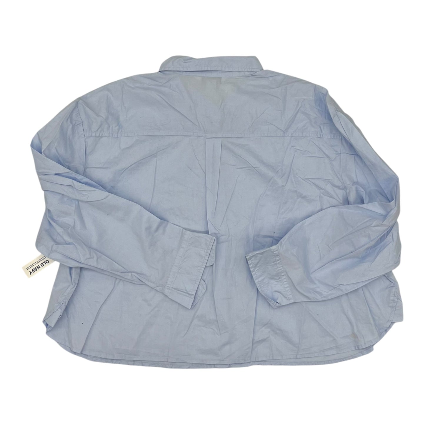 Blouse Ls By Old Navy In Blue, Size:Xxl