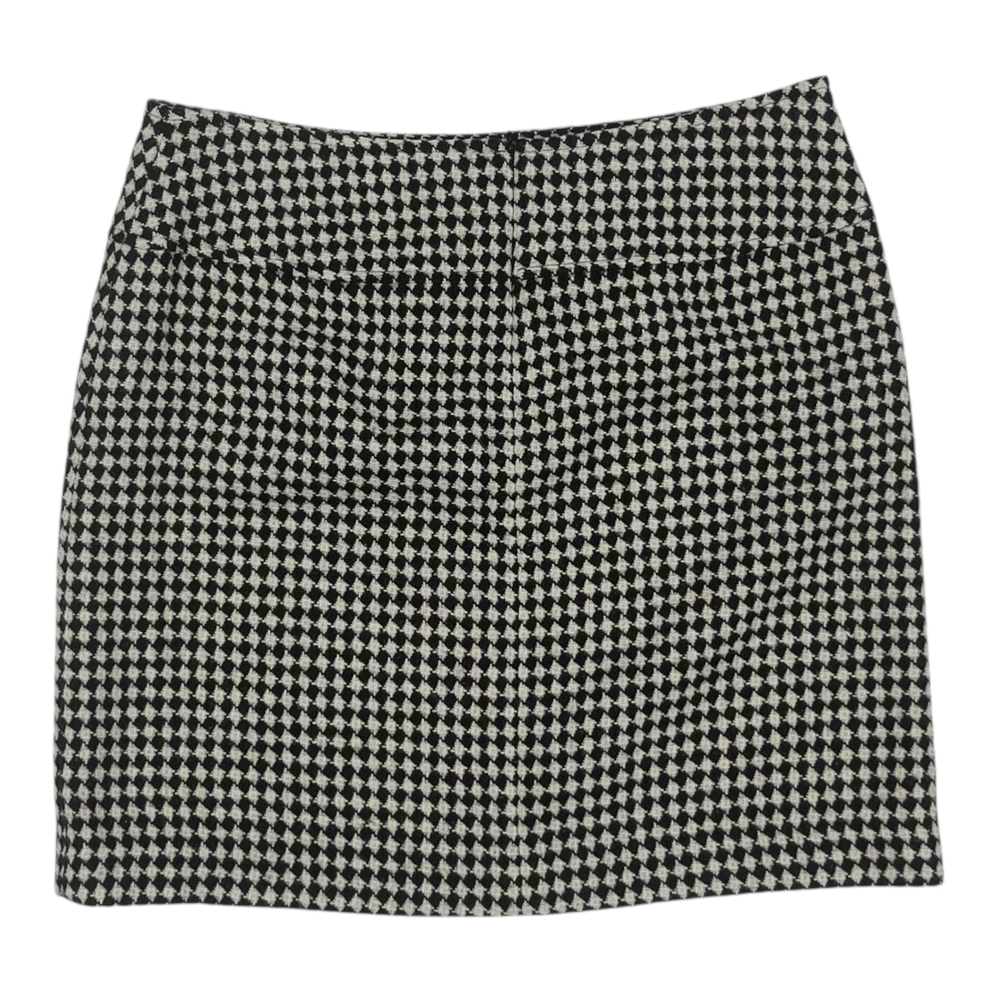 Skirt Mini & Short By Talbots In Black & White, Size:14P