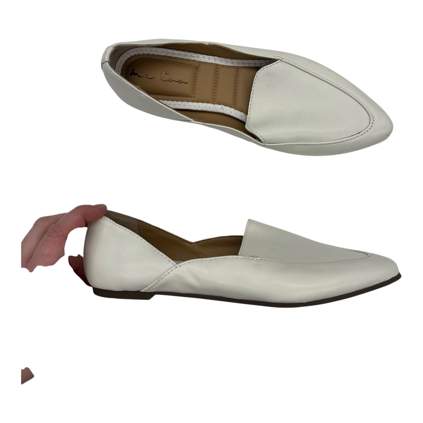 Shoes Flats By Me Too In Cream, Size:6