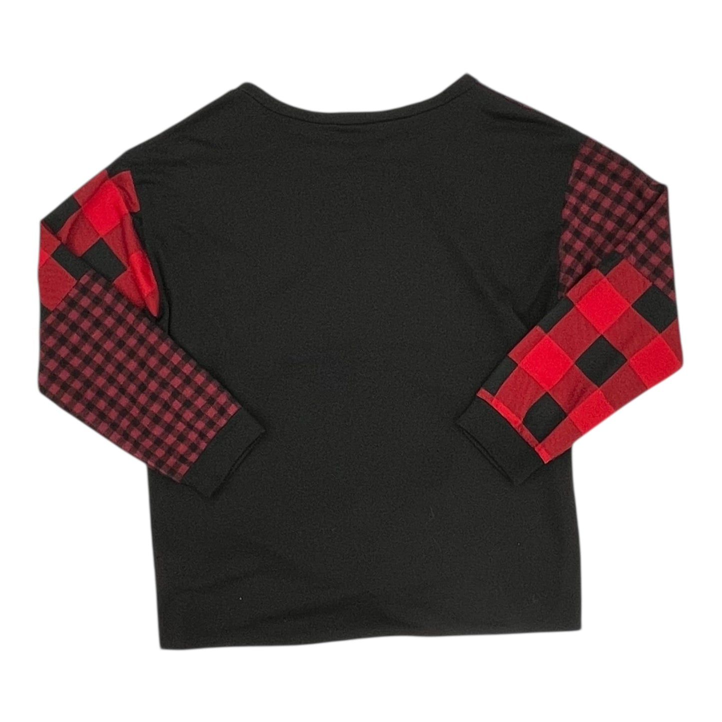 Top Ls By Bibi In Black & Red, Size:Xl