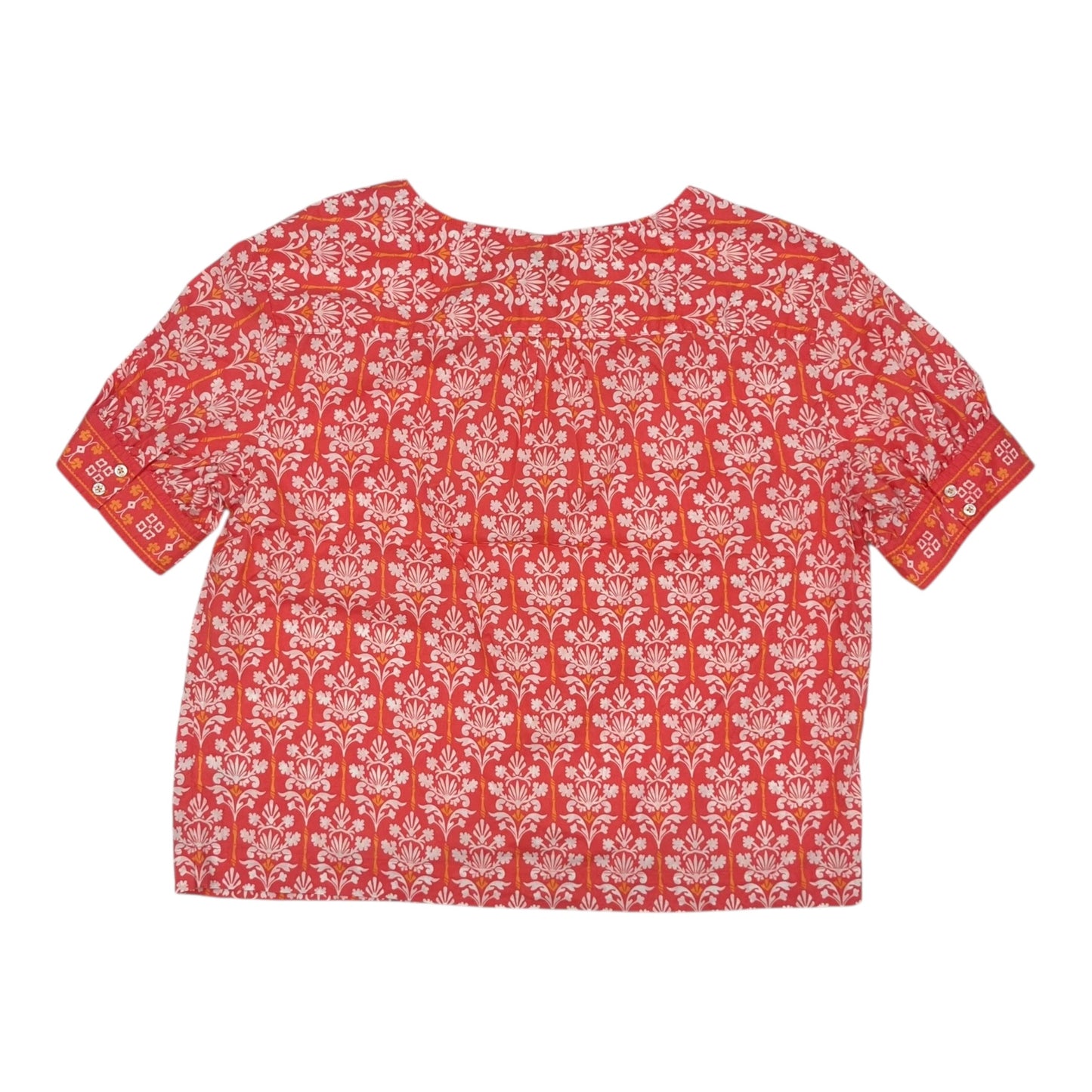 Blouse Ss By Talbots In Coral, Size:L