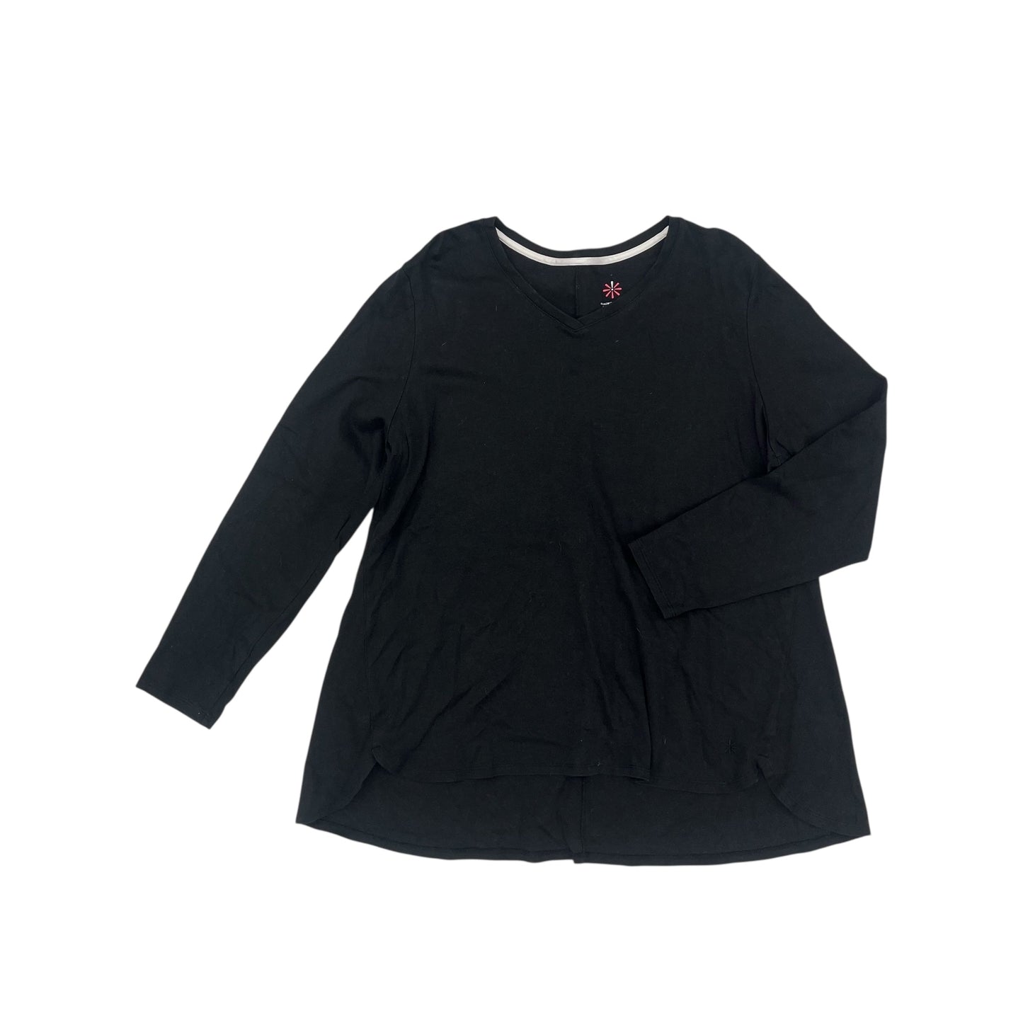Top Ls By Isaac Mizrahi Live Qvc In Black, Size:Xl