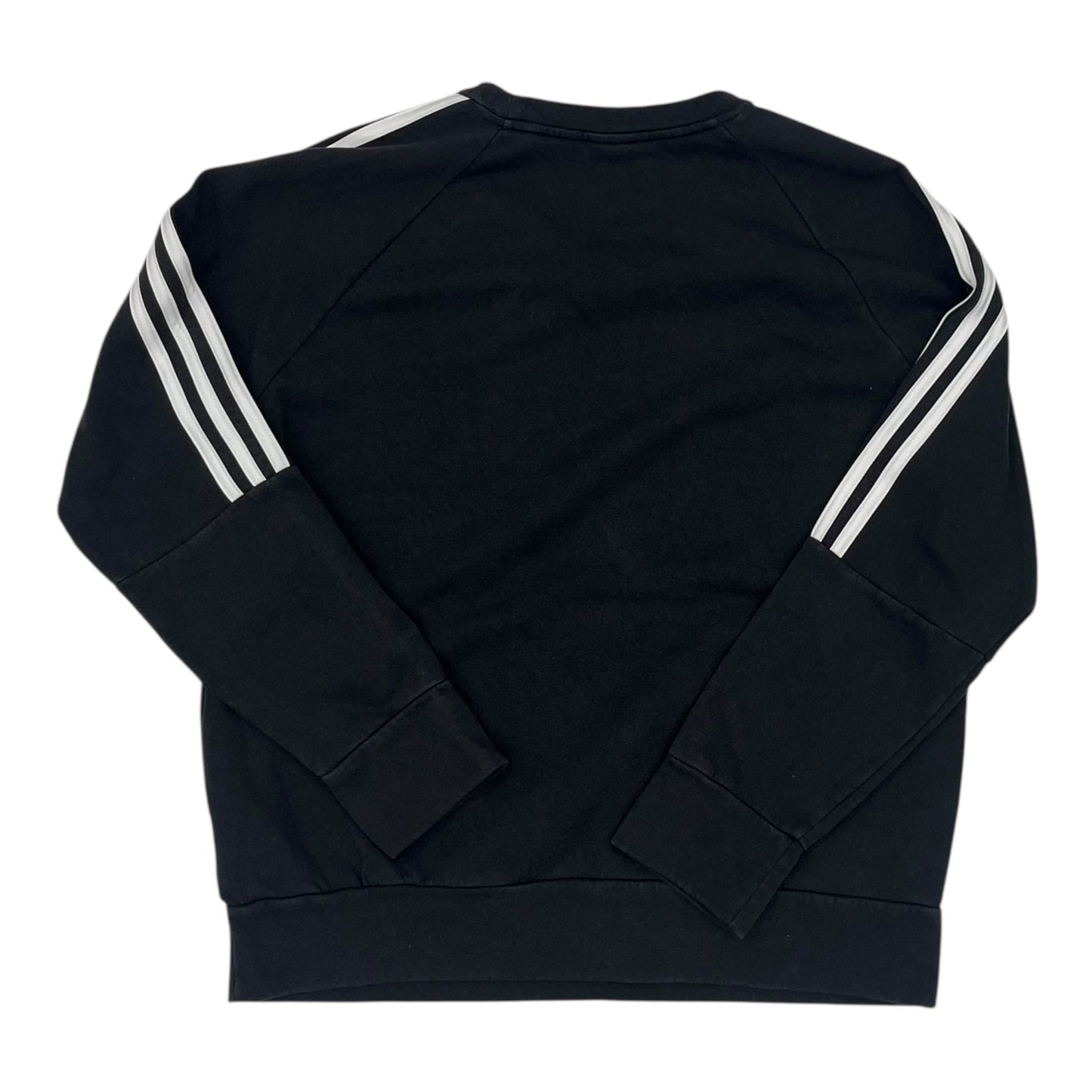 Athletic Sweatshirt Crewneck By Adidas In Black, Size:L