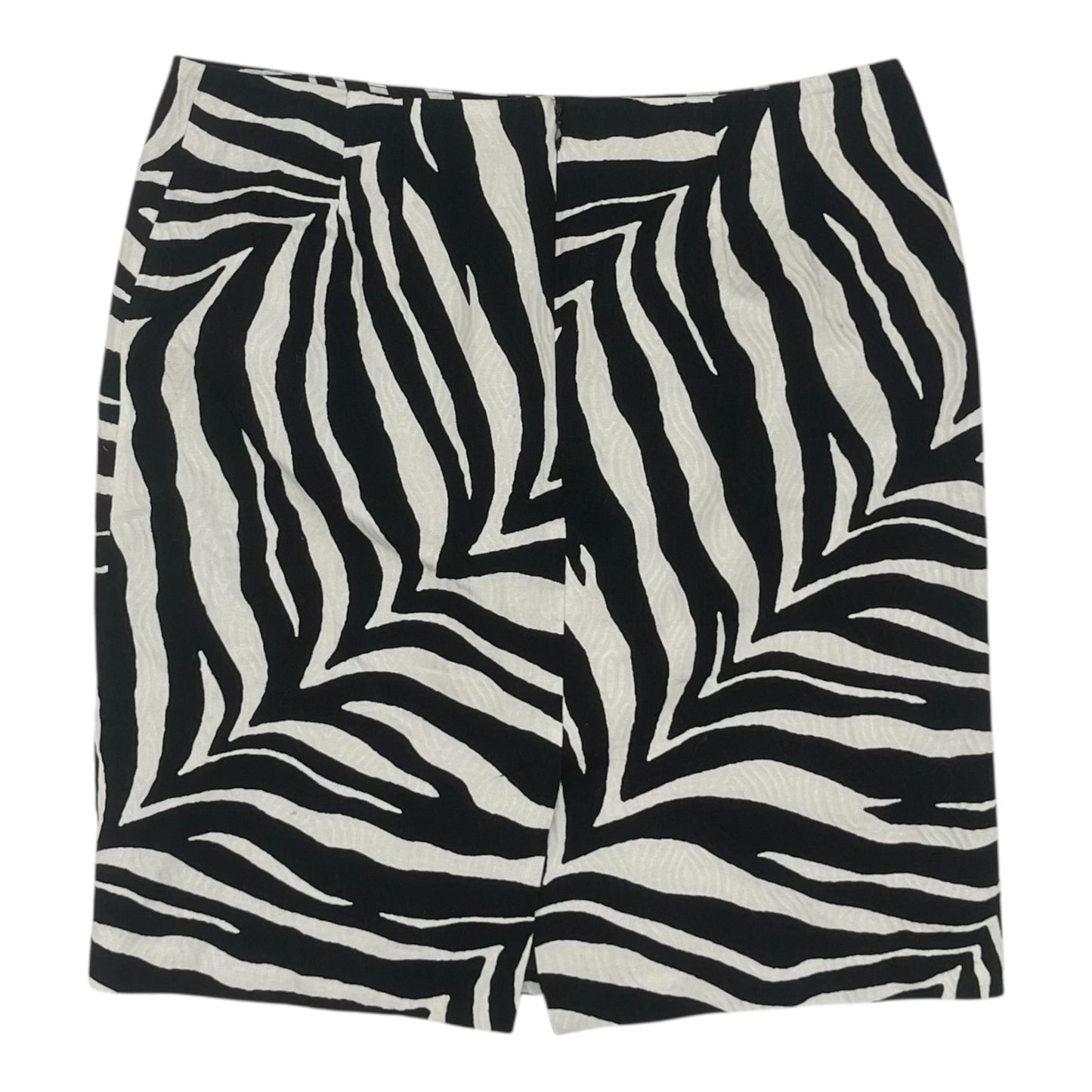 Skirt Mini & Short By Talbots In Black & White, Size:14P
