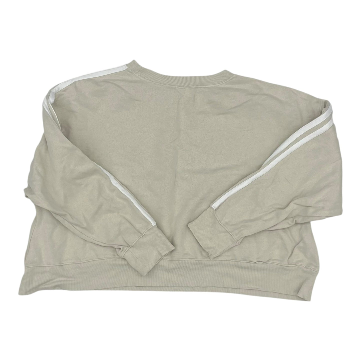 Sweatshirt Crewneck By Old Navy In Cream, Size:2X