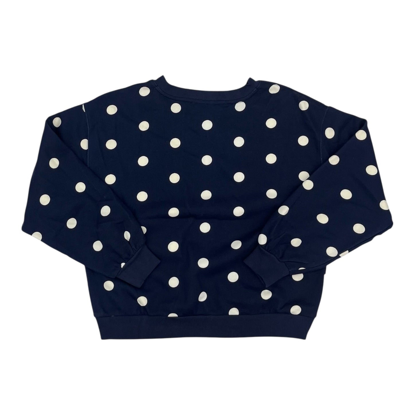 Sweatshirt Crewneck By Loft In Blue & White, Size:M