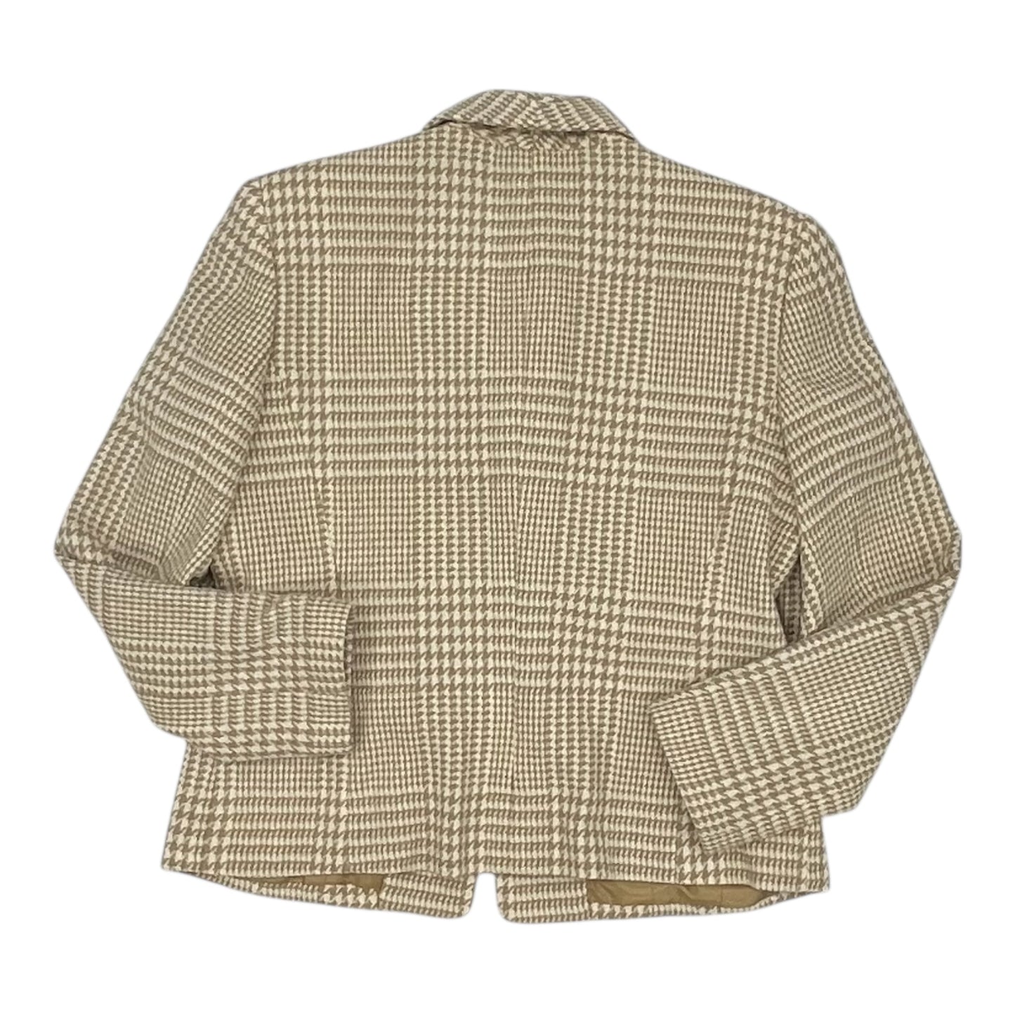 Blazer By Talbots In Tan, Size:L