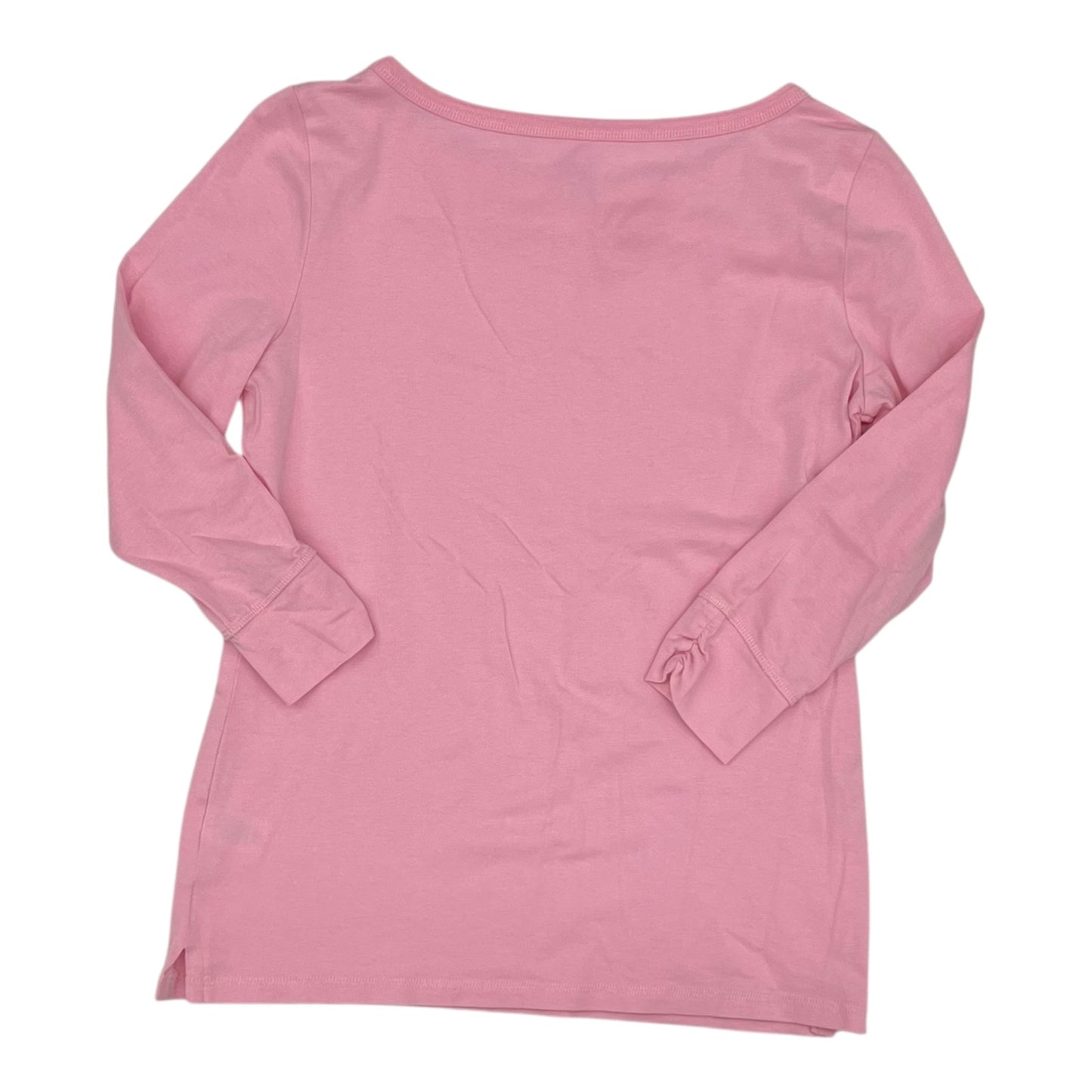 Top 3/4 Sleeve By Talbots In Pink, Size:Sp