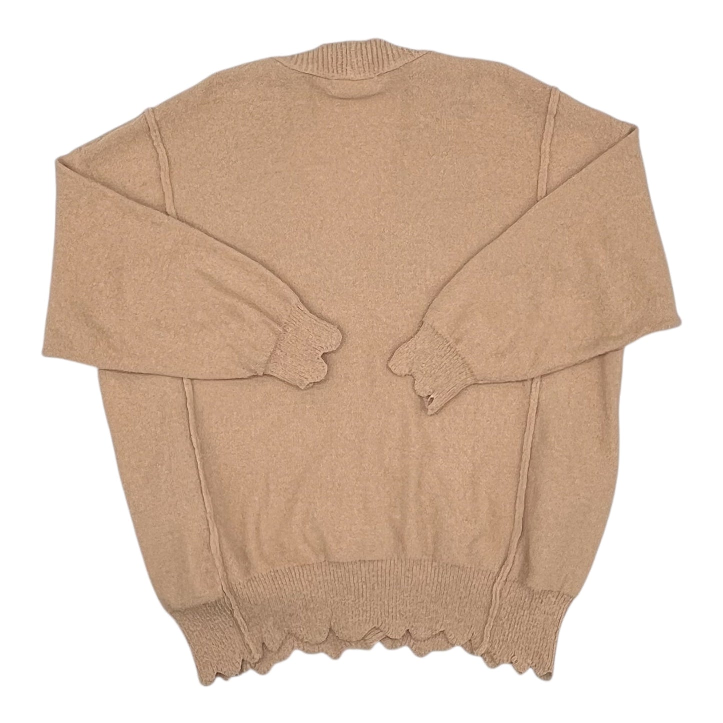 Sweater Cardigan By Listicle In Tan, Size:S