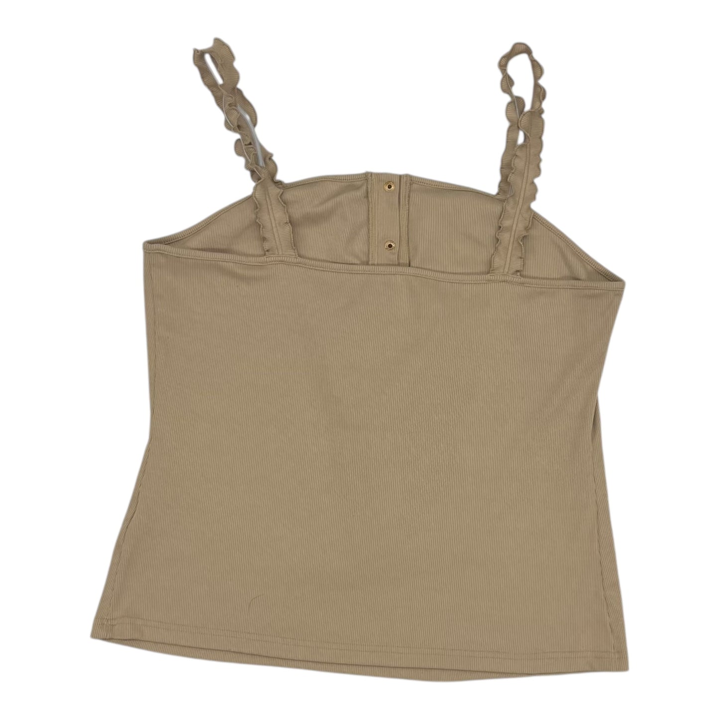 Top Sleeveless By Cme In Tan, Size:Xxl