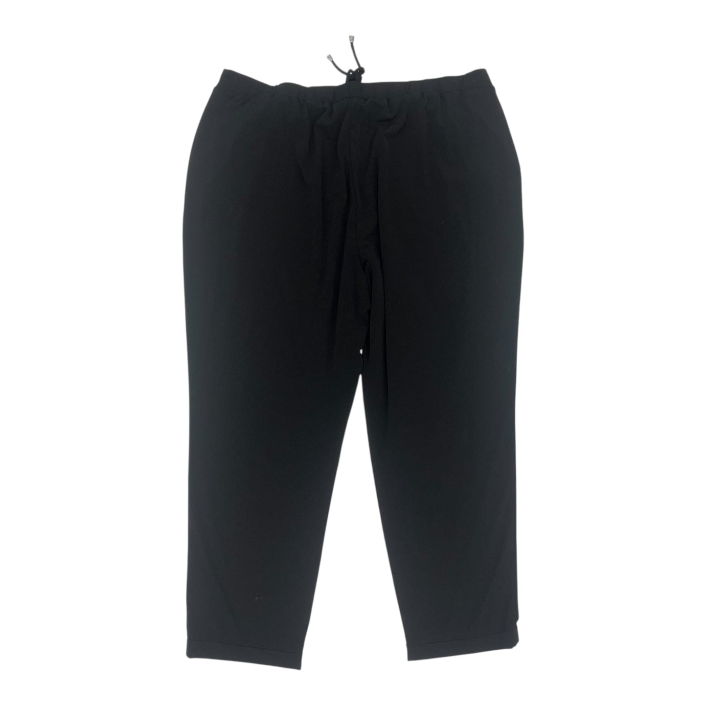 Pants Joggers By Susan Graver In Black, Size:2X