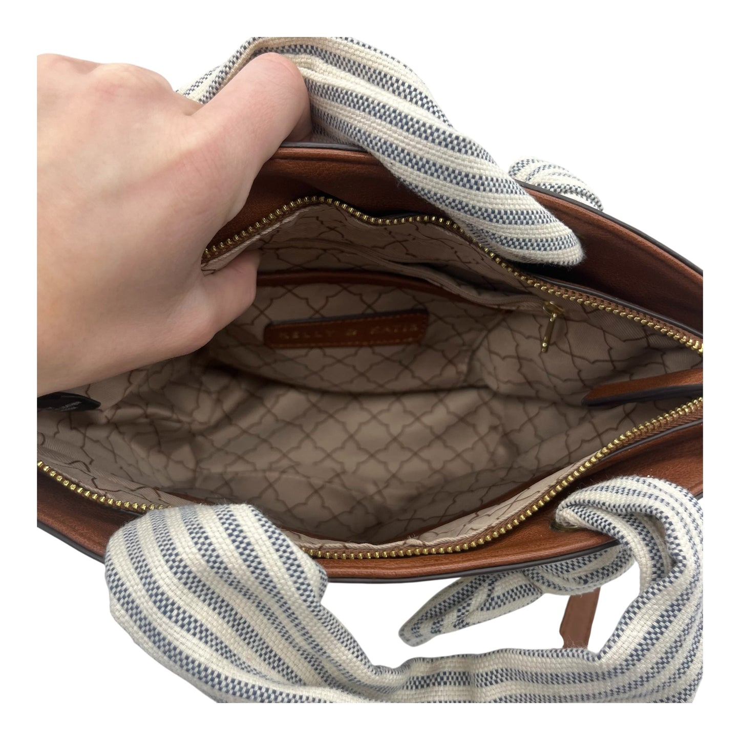 Crossbody By Kelly And Katie In Tan, Size:Medium