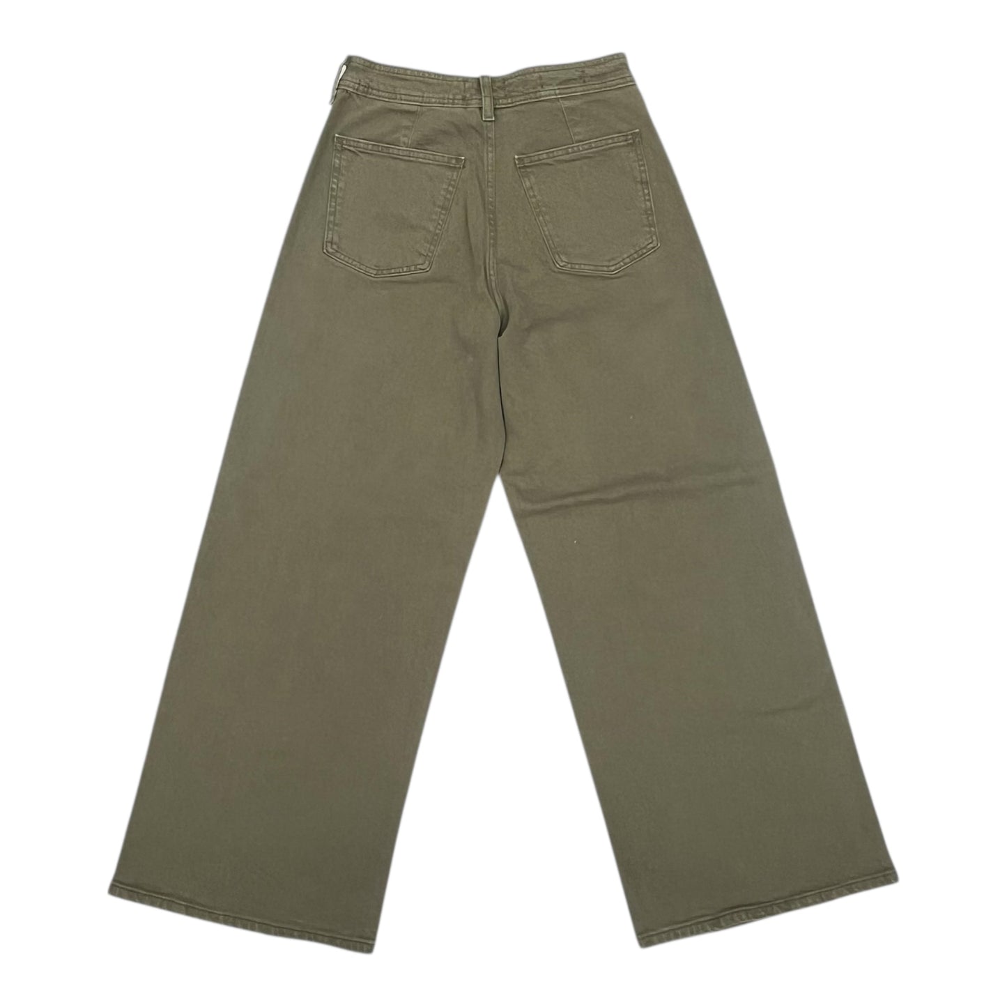 Jeans Wide Leg By Universal Thread In Green Denim, Size:6