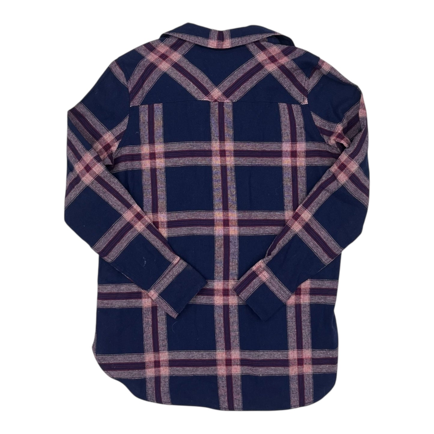 Blouse Ls By Woolrich In Blue & Red, Size:S