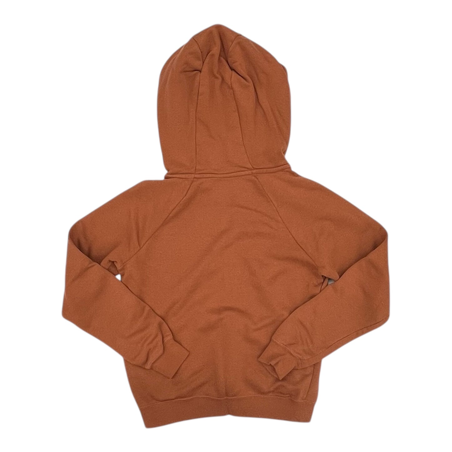 Athletic Sweatshirt Hoodie By Nike In Orange, Size:Xs