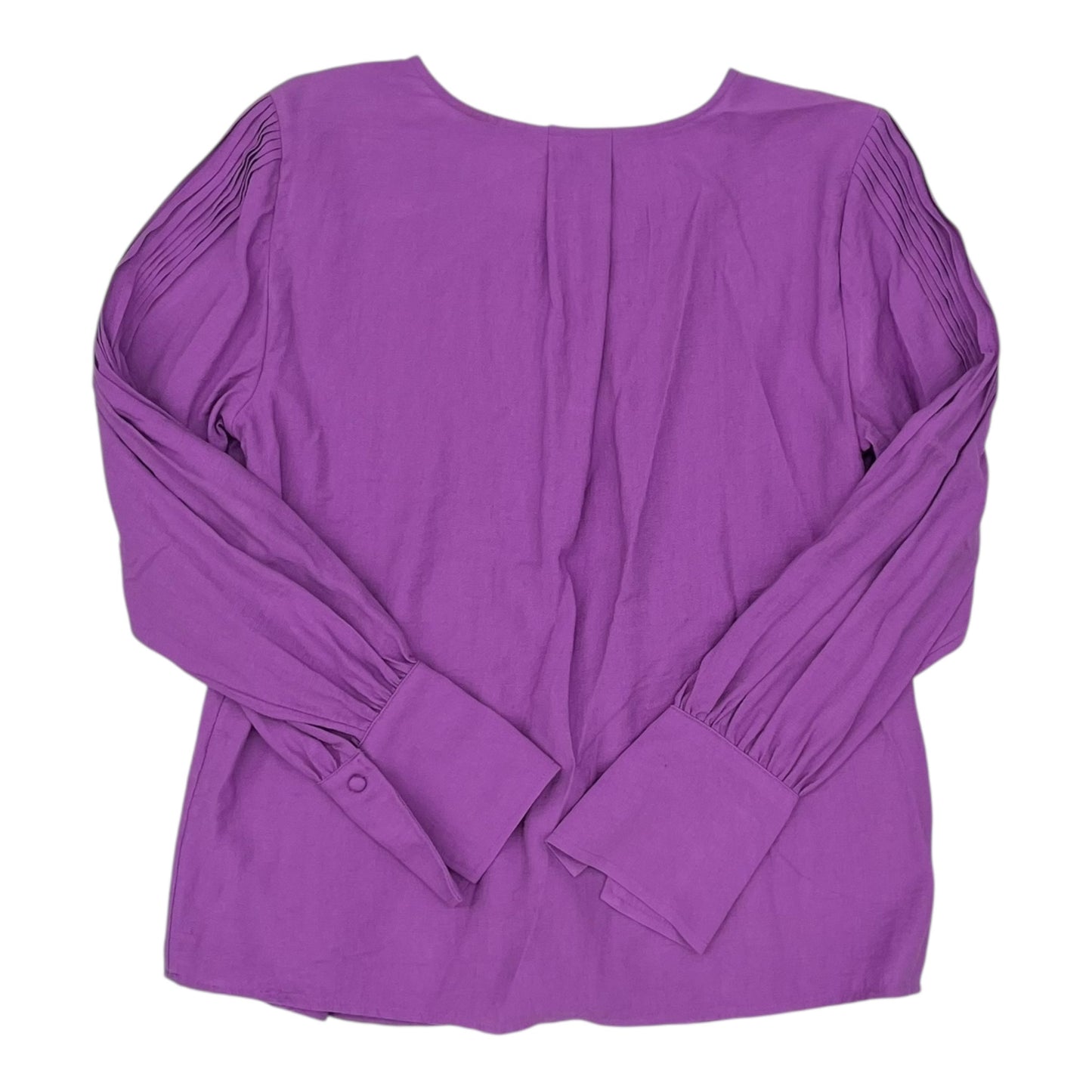 Blouse Ls By Simply Vera In Purple, Size:M