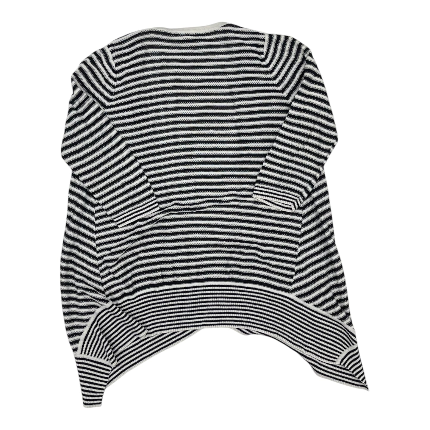 Cardigan By Limited In Blue & Cream, Size:S