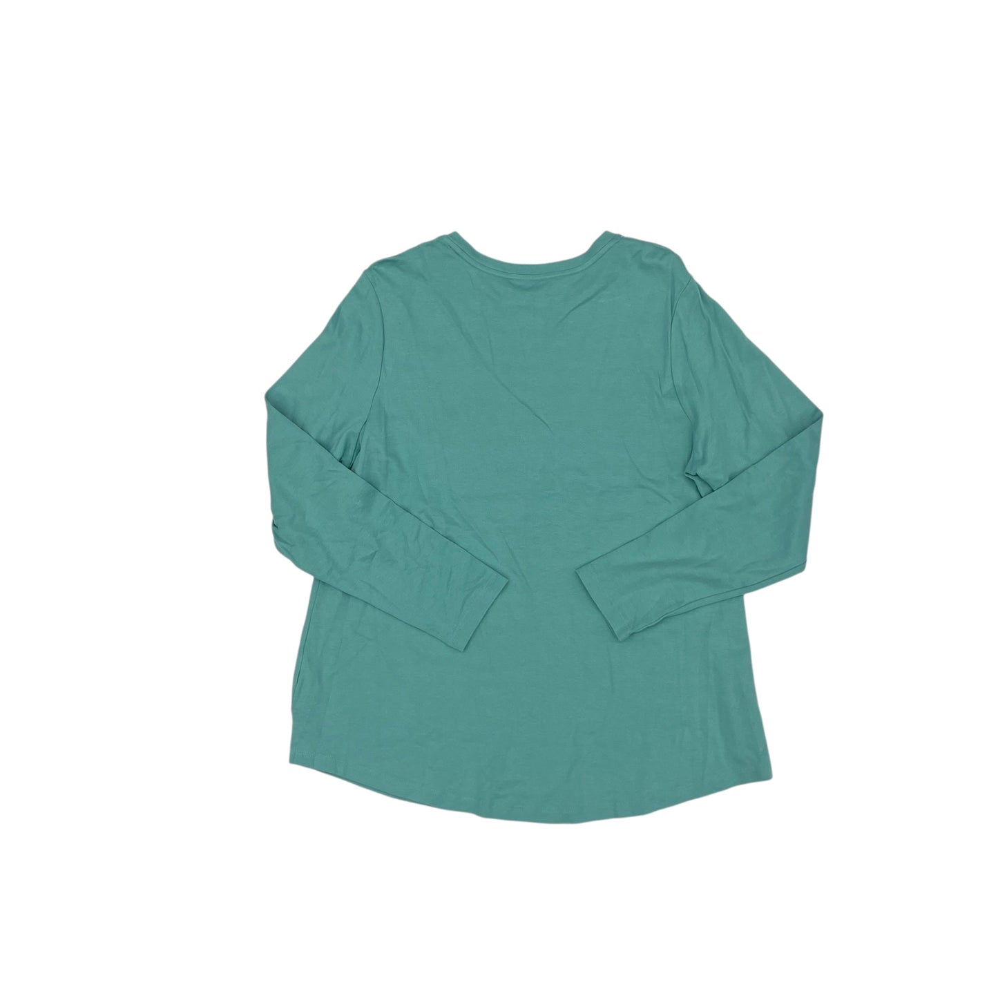 Top Ls By Isaac Mizrahi Live Qvc In Green, Size:Xl