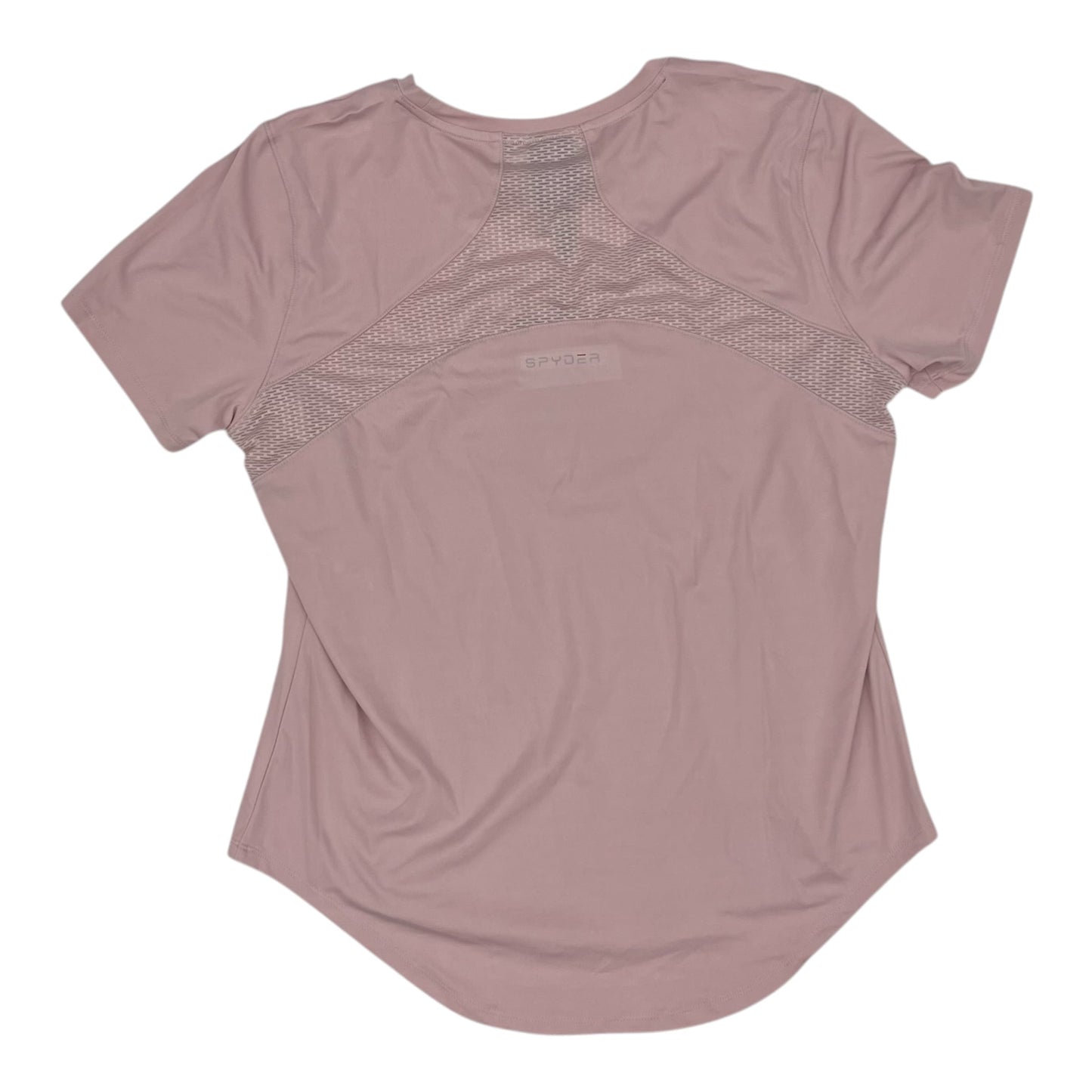 Athletic Top Ss By Spyder In Pink, Size:Xl