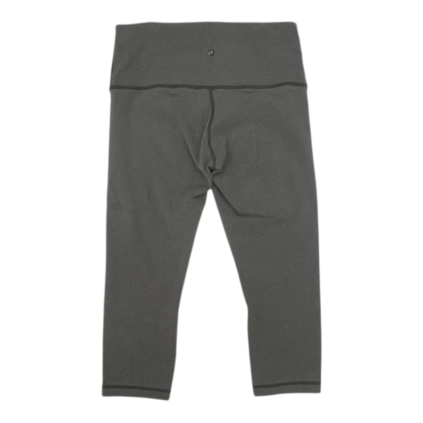 Athletic Leggings Capris By Lululemon In Green, Size:L