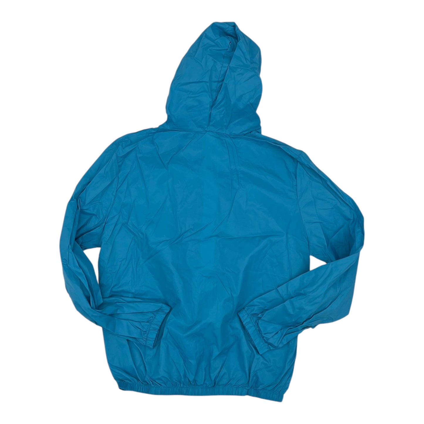 Jacket Windbreaker By Clothes Mentor In Blue, Size:M