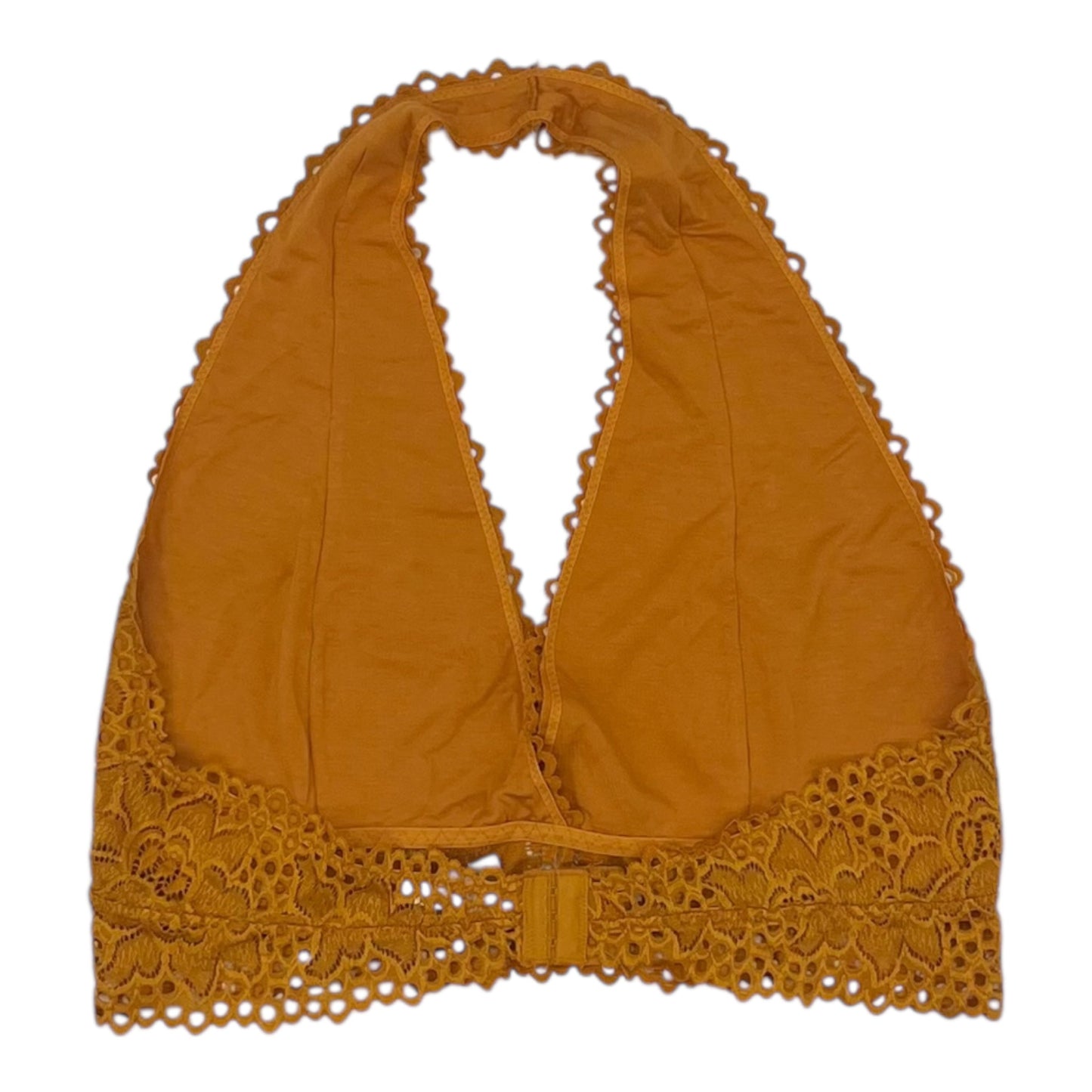 Bralette By Zenana Outfitters In Gold, Size:3X